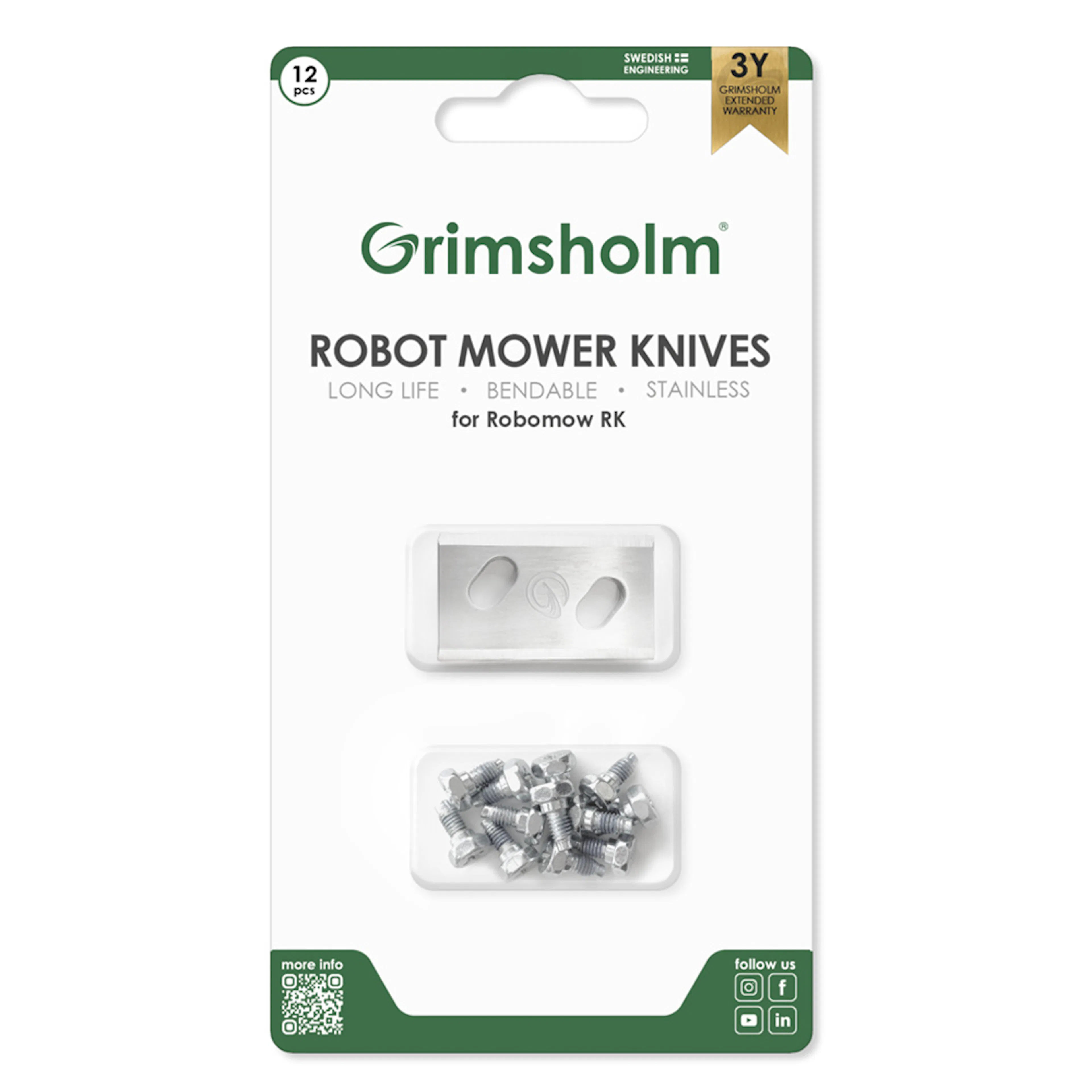 Kniver Grimsholm for Robomow RK