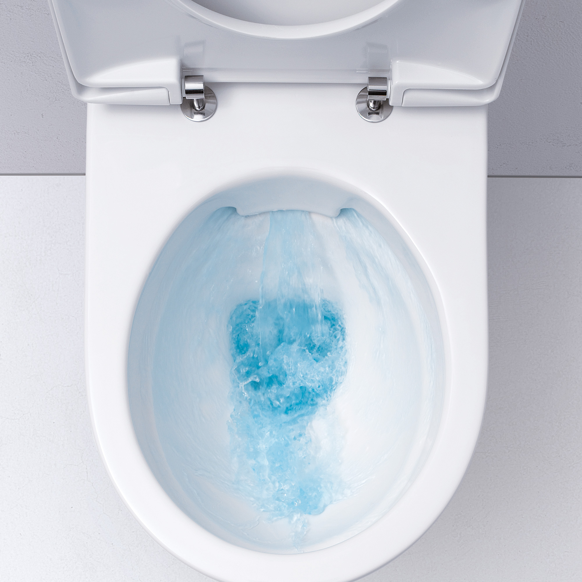 Vägghängd Toalettstol Geberit iCon Rimfree 3575 med Grohe Rapid SL 113 cm