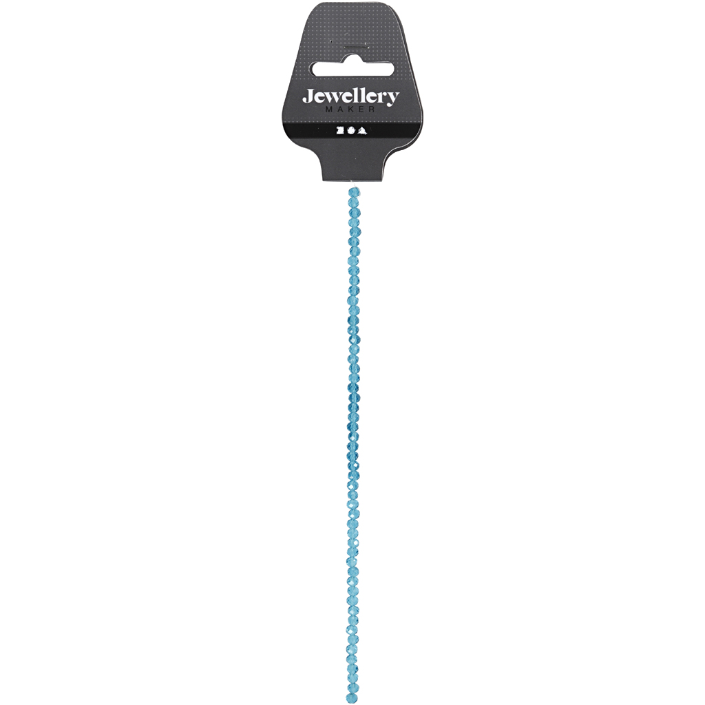 Facettperler Creativ Company Hull Str 1 mm 45 stk/1 Pk