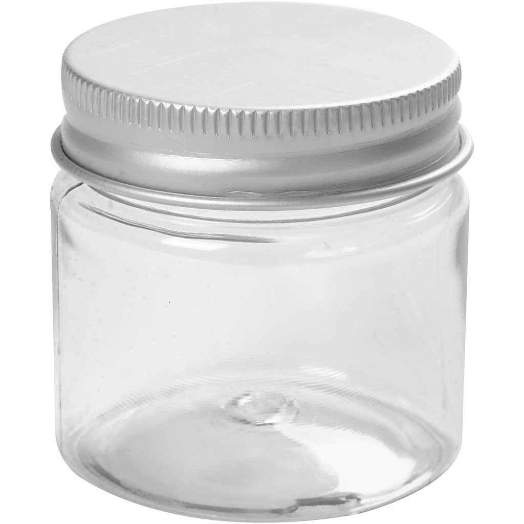 Plastglass Creativ Company med Lokk 50 ml 10 stk/1 Pk