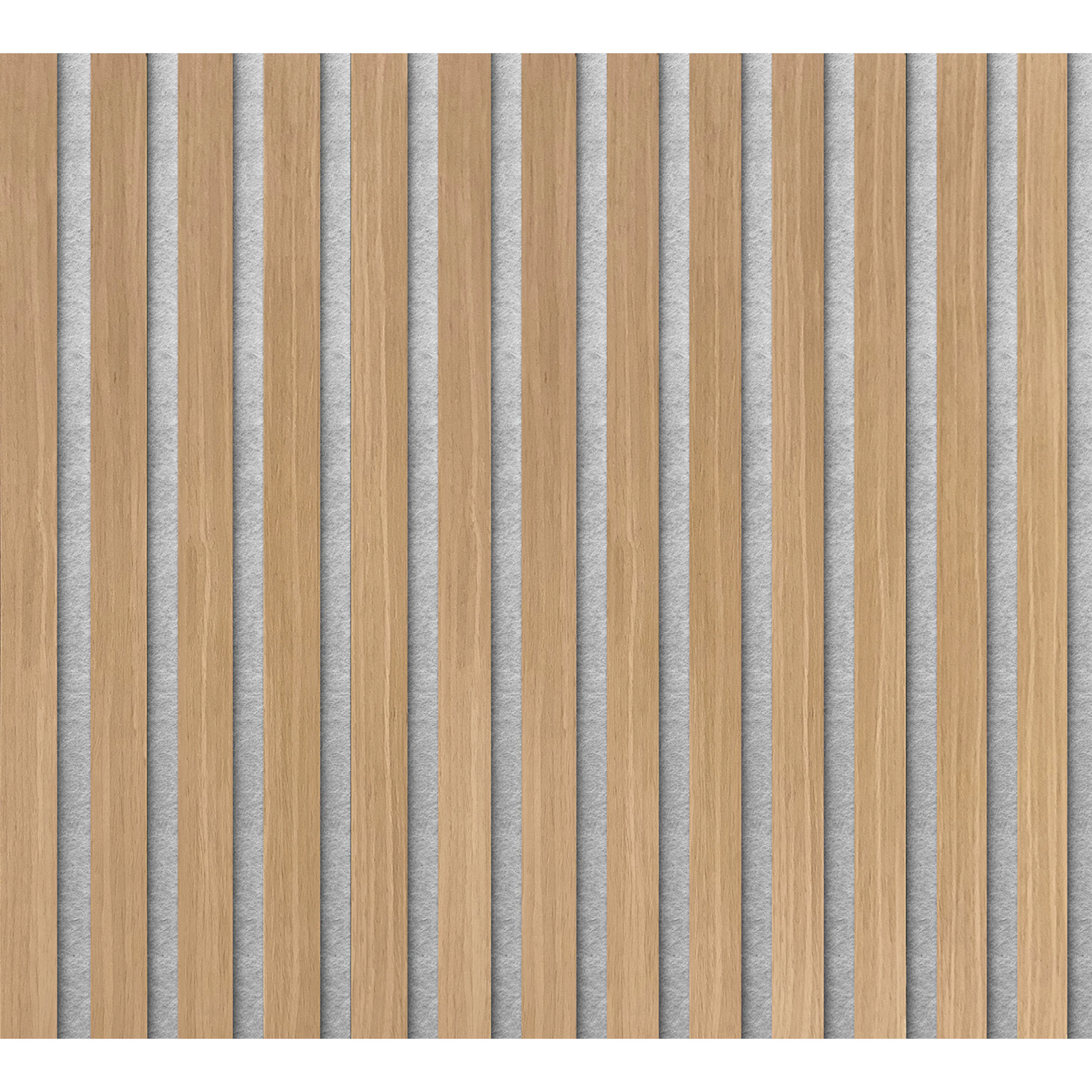 Akustikkpanel Arkiio AcuLife Light Oak grey polyester 18x520x2400