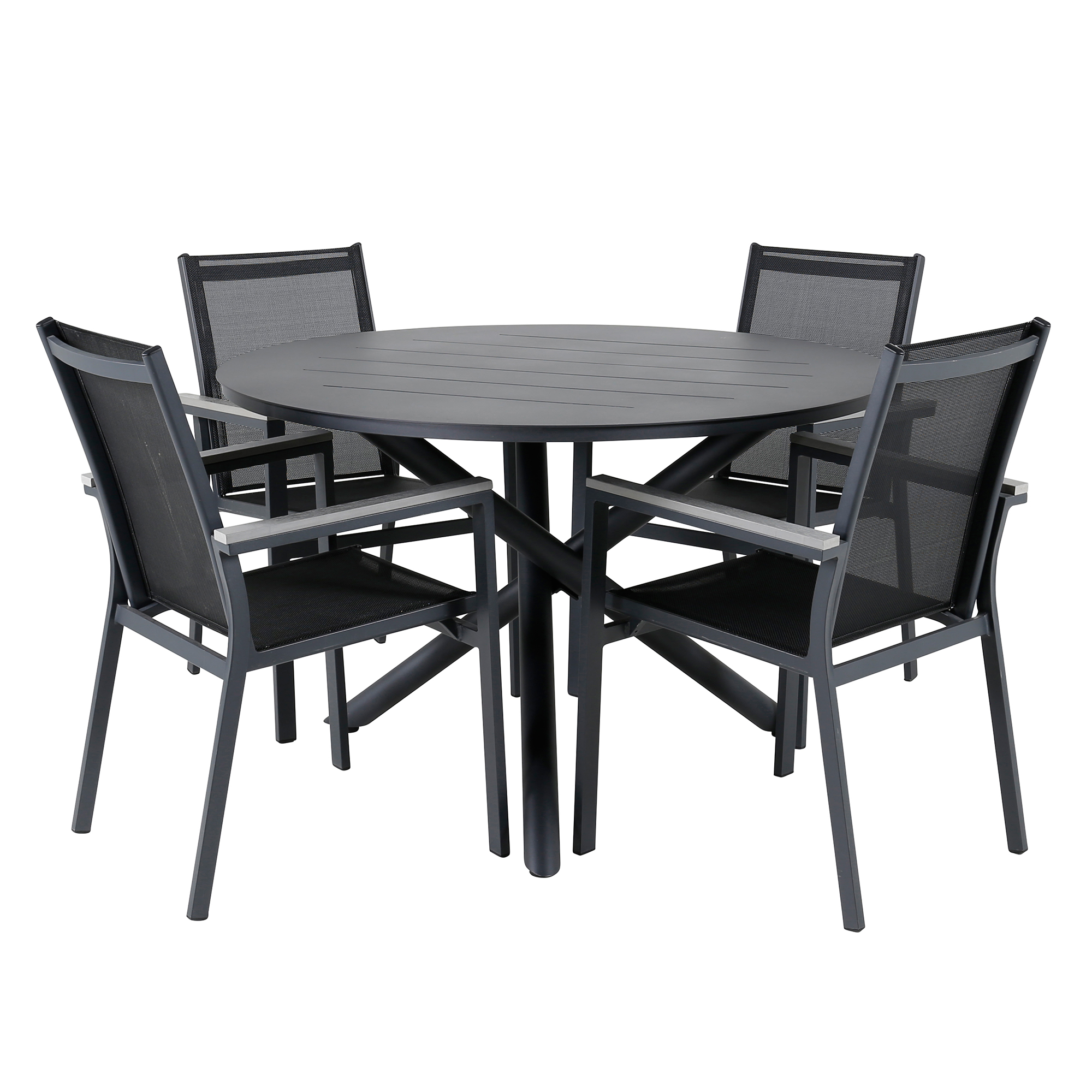 Spisegruppe Venture Home Ande med 4 Pussel Spisestoler