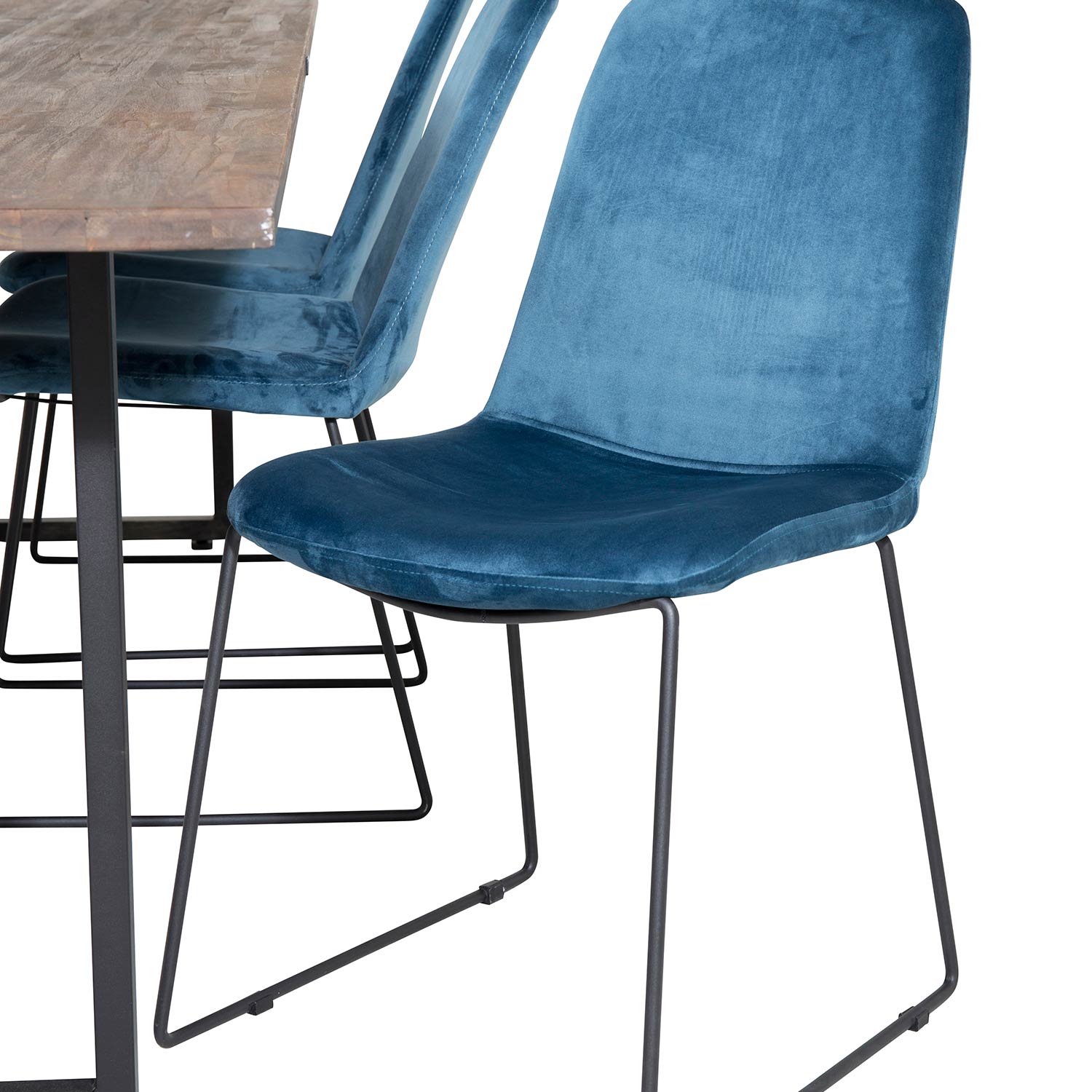 Spisegruppe Venture Home Peo med 6 Muscot Stoler