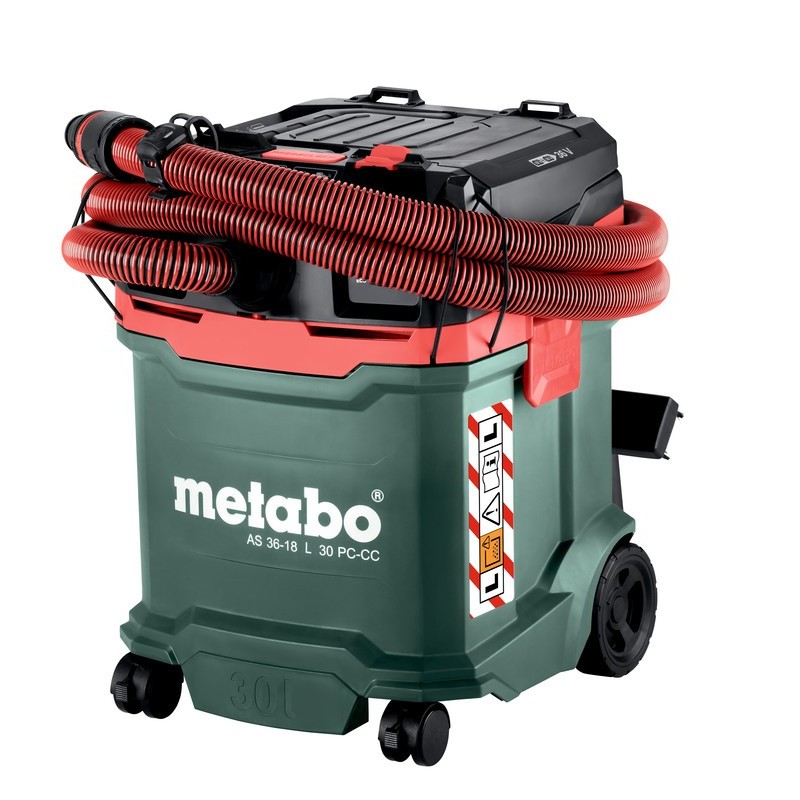Støvsuger Metabo AS 36-18 L 30 PC CC uten Batteri og Lader