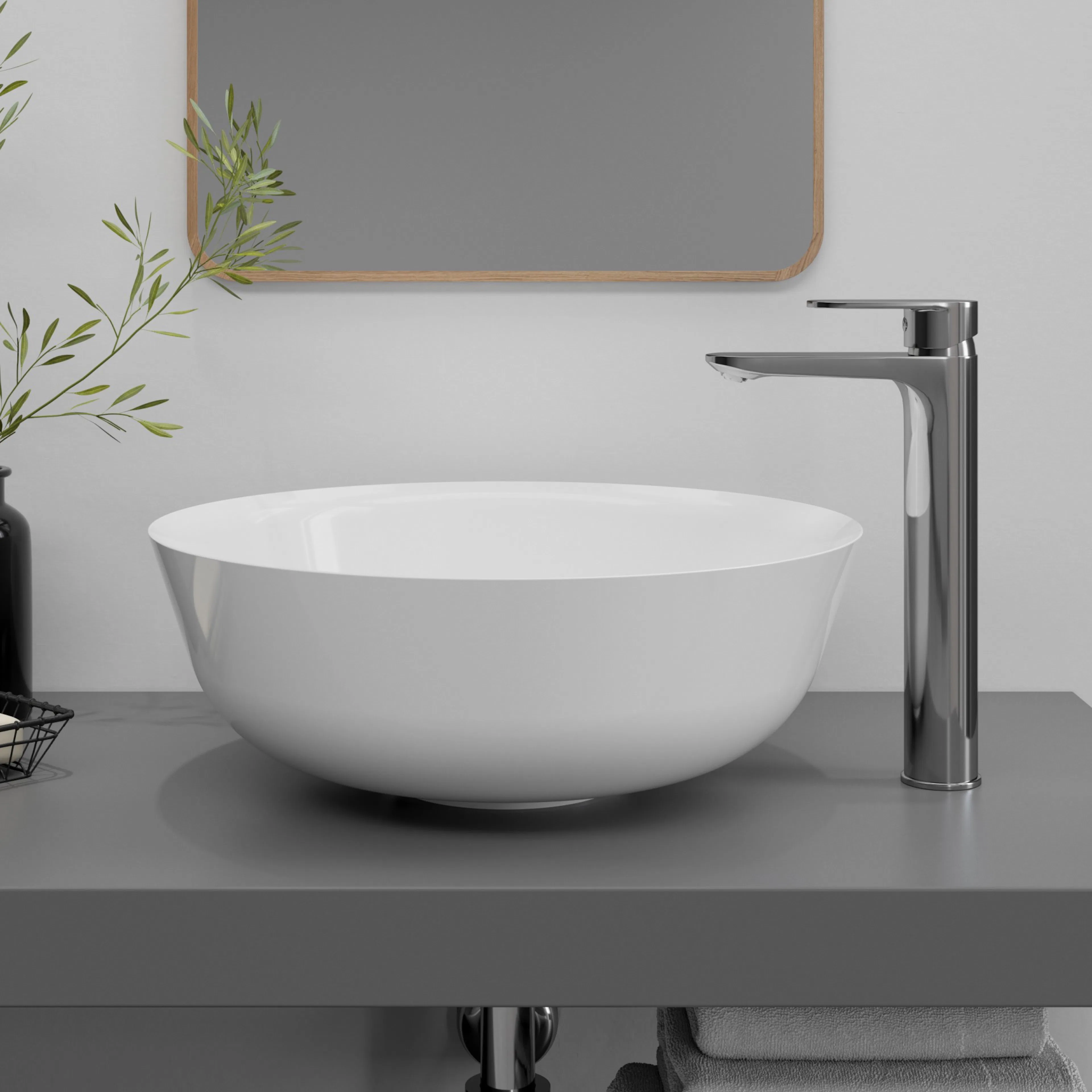 Servant Bathlife Tålig Rund
