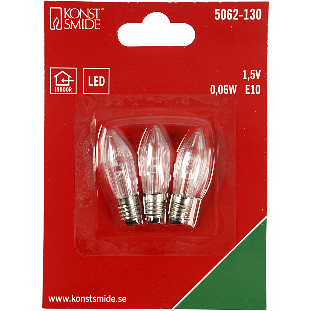 LED-Pærer Creativ Company 3 stk/1 Pk