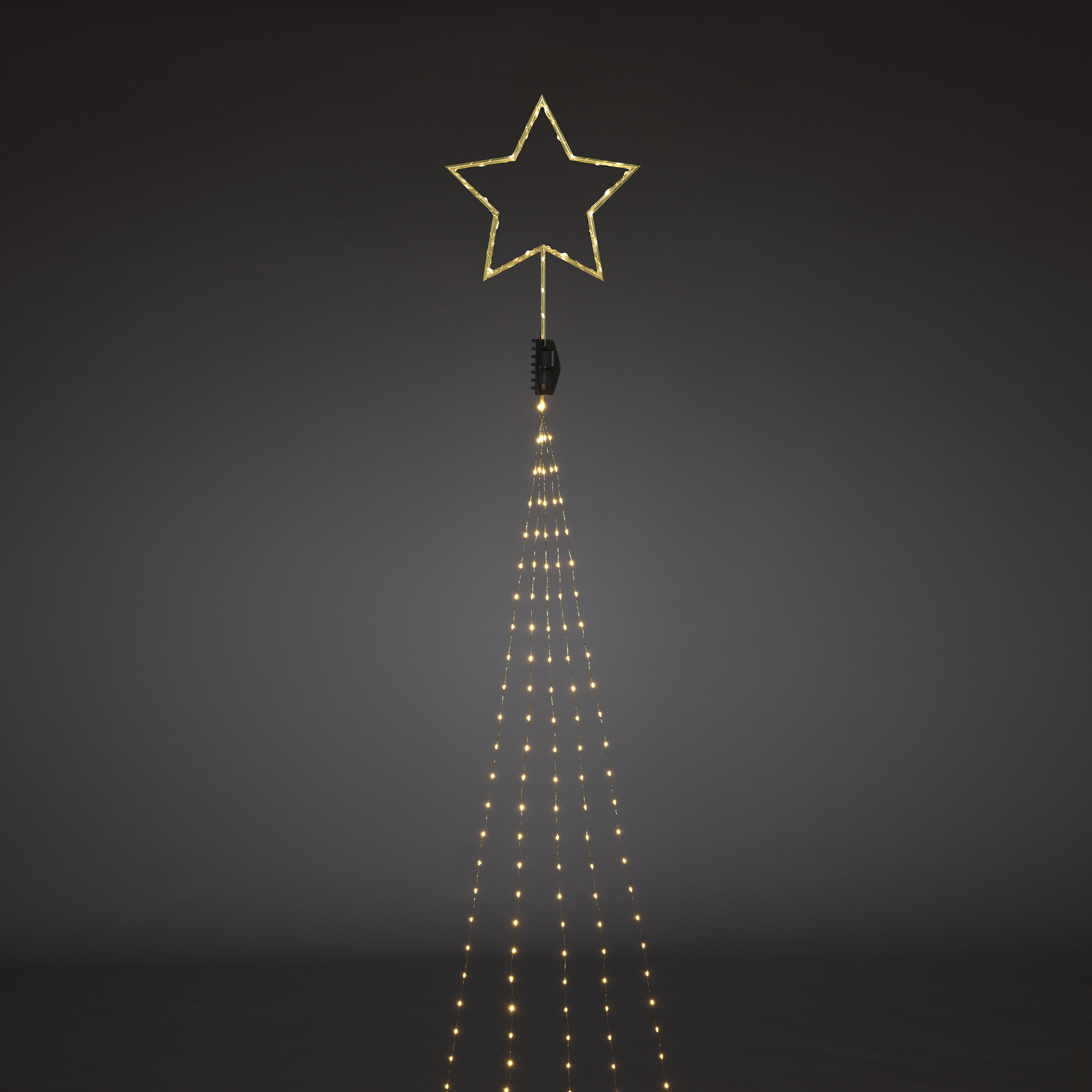 Julgransslinga guldf 274 LED Amber/Gull