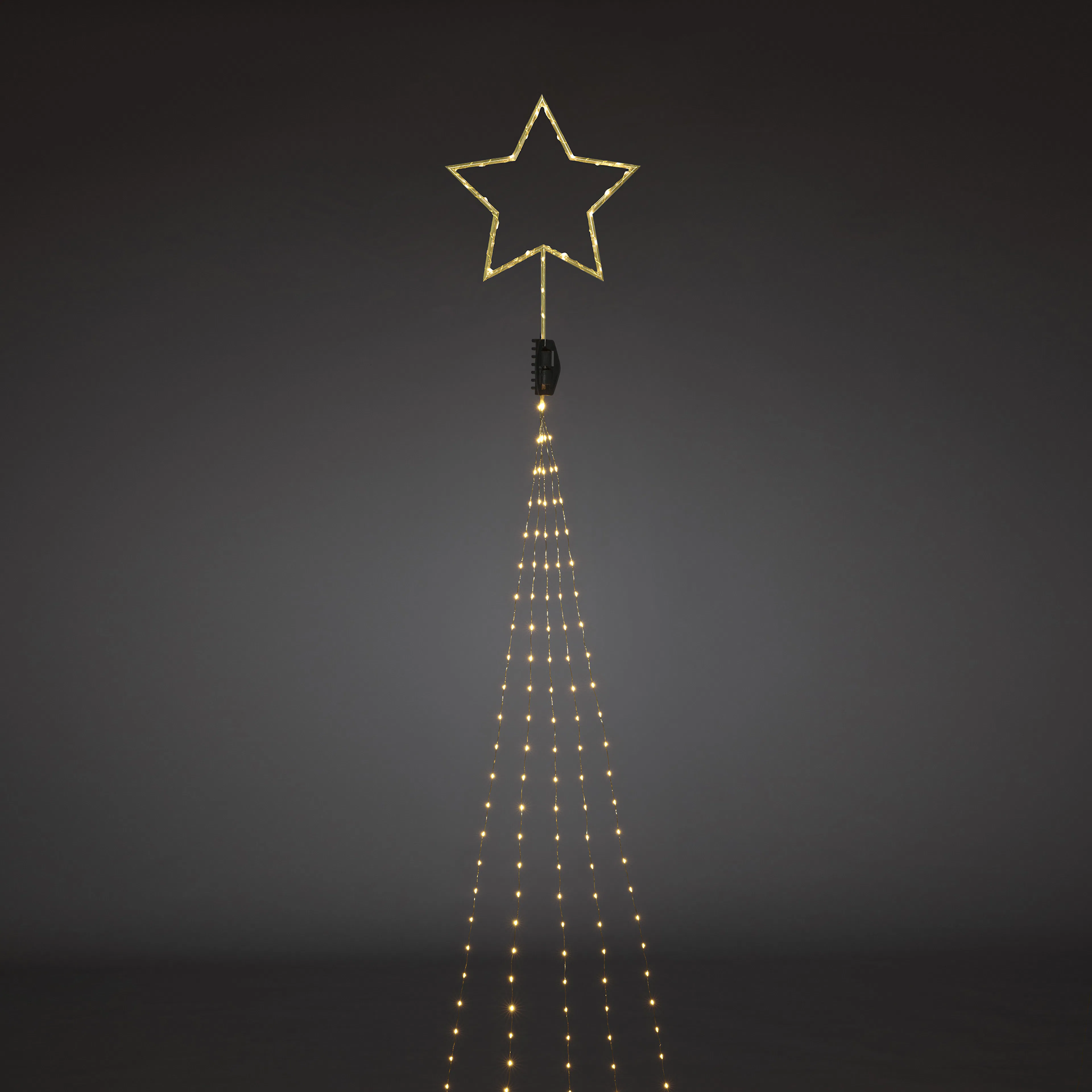 Julgransslinga guldf 274 LED Amber/Gull