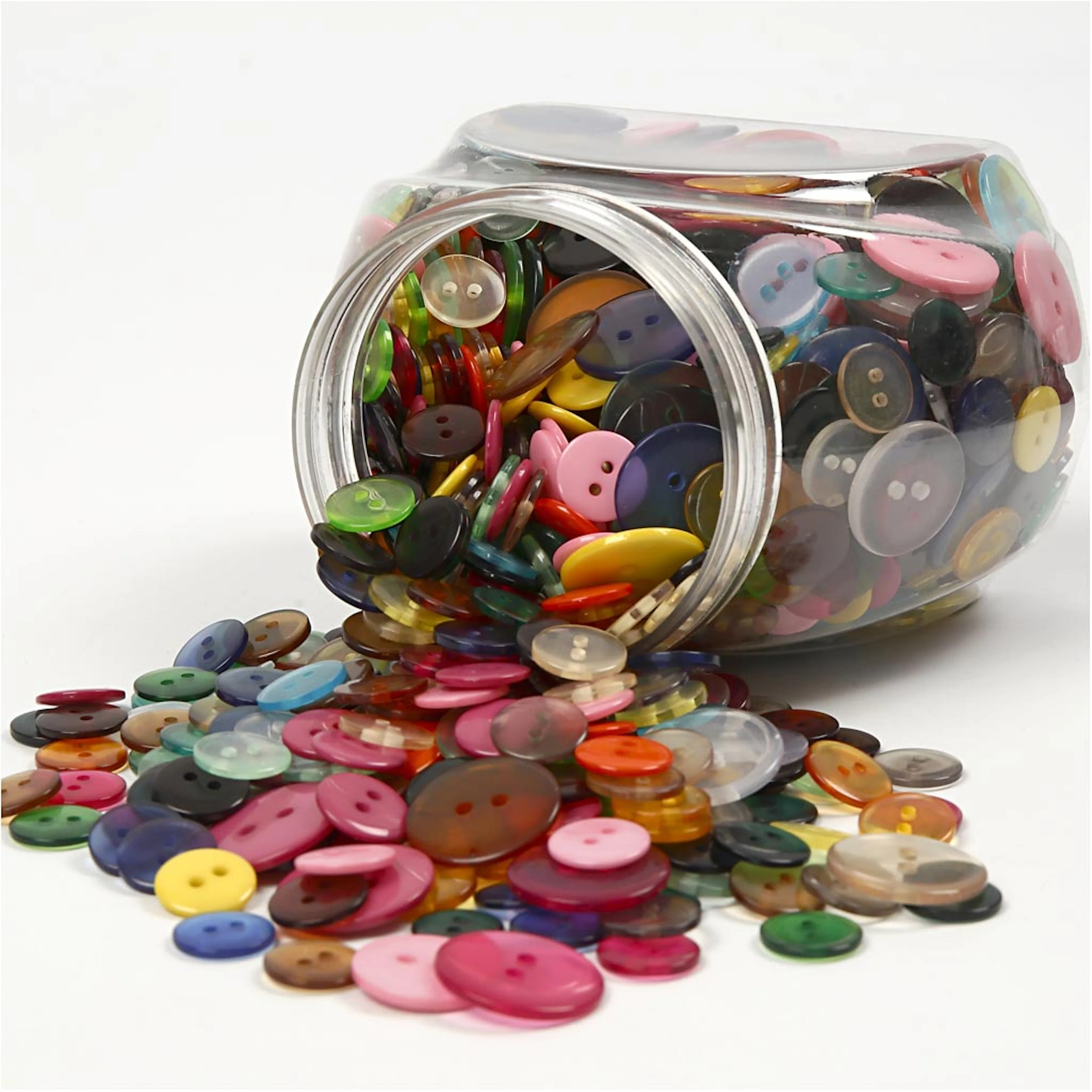 Knappemiks Creativ Company Ass Farger 800 stk/1 Pk
