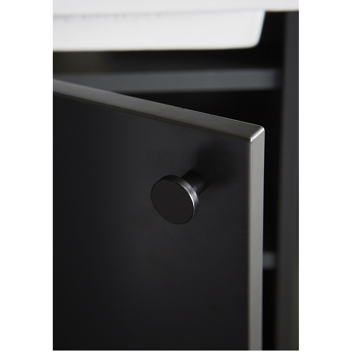 KOMMOD NEAT LUCKA ANTRACIT 420 420 mm, Antrasitt