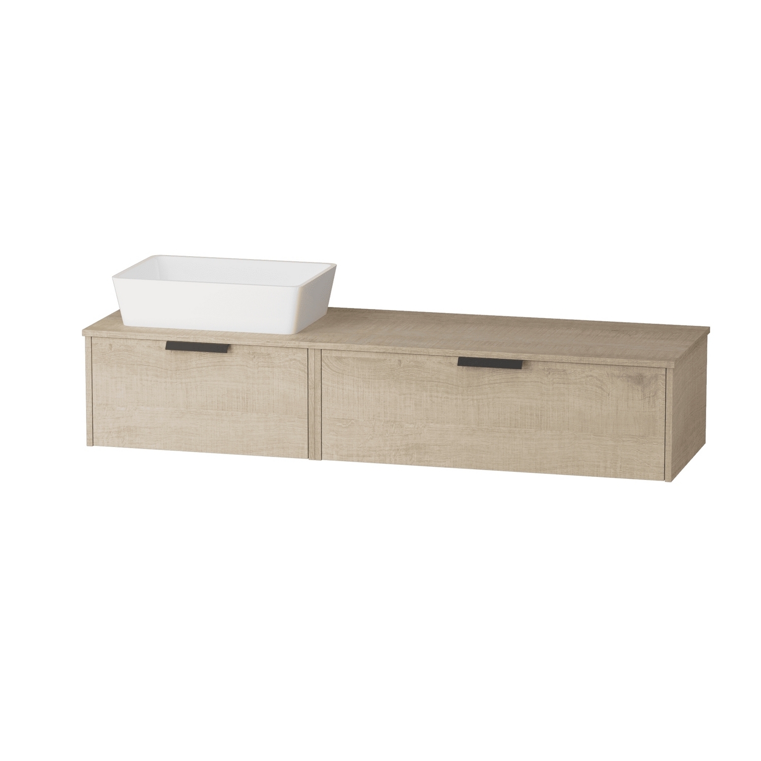 Servantskap FOSSBAD New Block B150 for Benkeplate og Servant