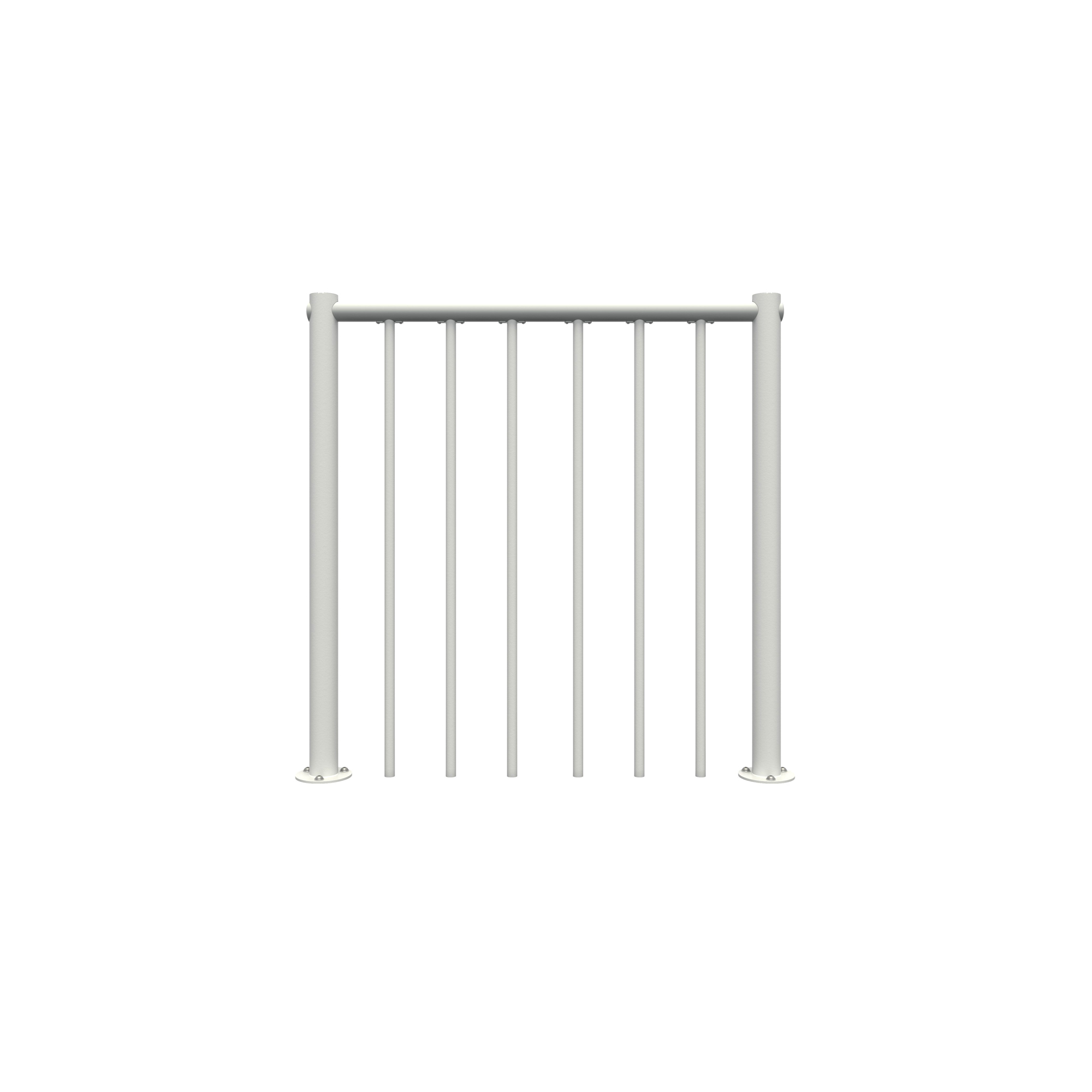 Rekkverk Byggera Euro Design Hvit Rett