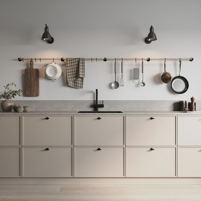 Kjøkkenstang Beslag Design Aveny Komplett