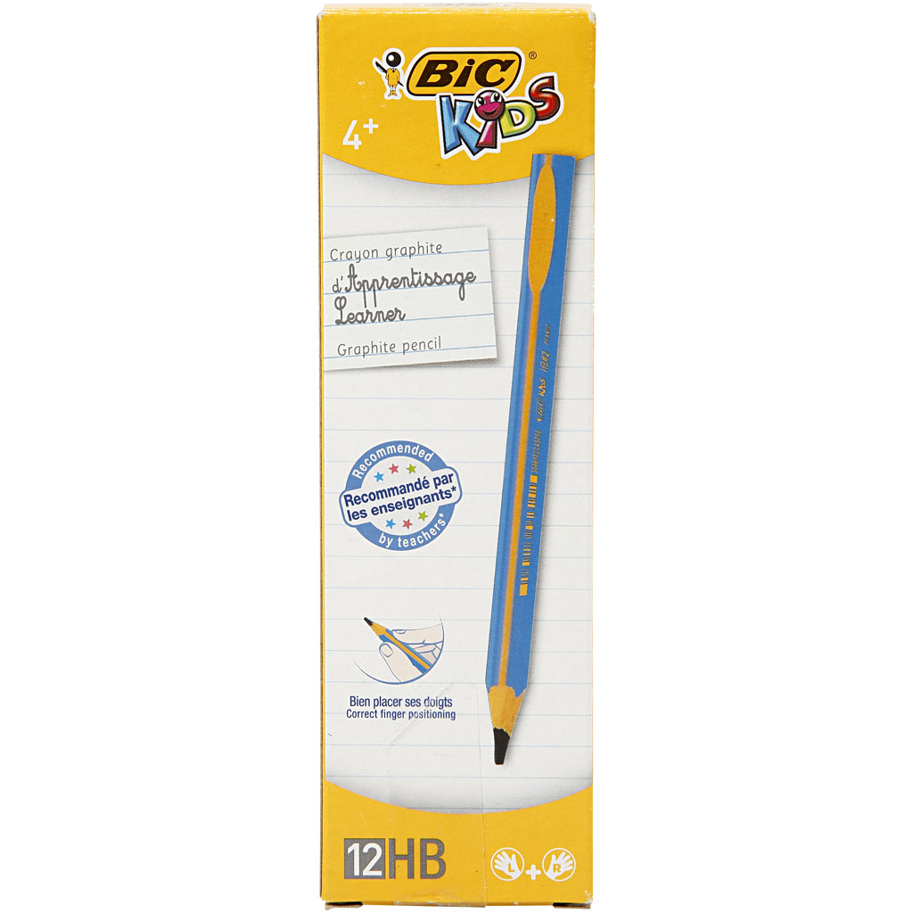 Begynnerblyant Creativ Company 14 cm Lange med Tykkelse på 10 mm 12 stk/ Pk