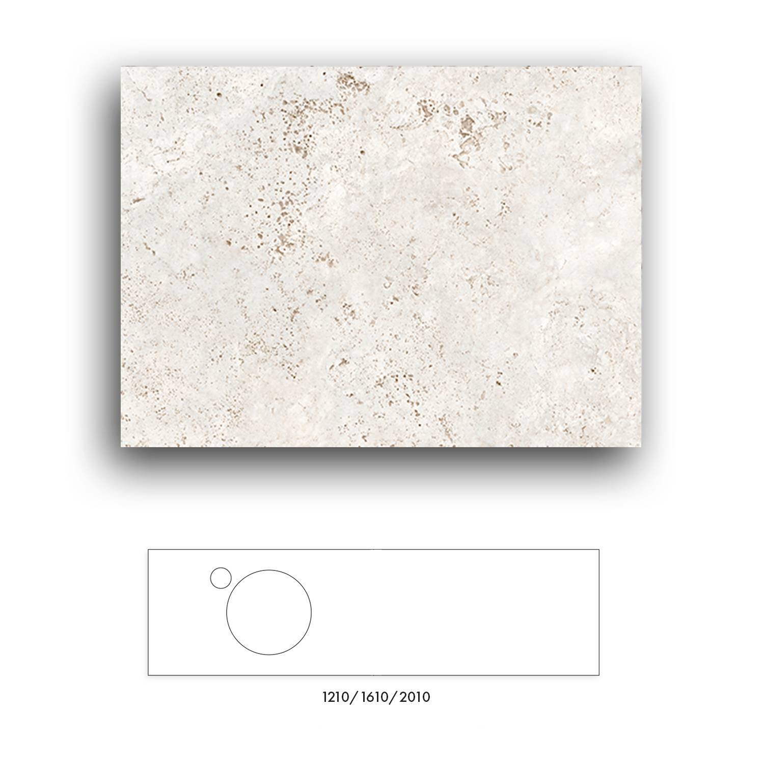 Bänkskiva Macro Design Crown+ Dekton 1610 till Tvättställsskåp Crown | badrum - badrumsmobler - bankskivor | KakelKungen