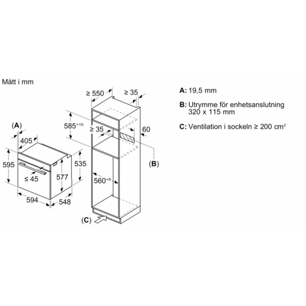 Innbyggingsovn Siemens HM736G1B1 iQ700 Med Mikro