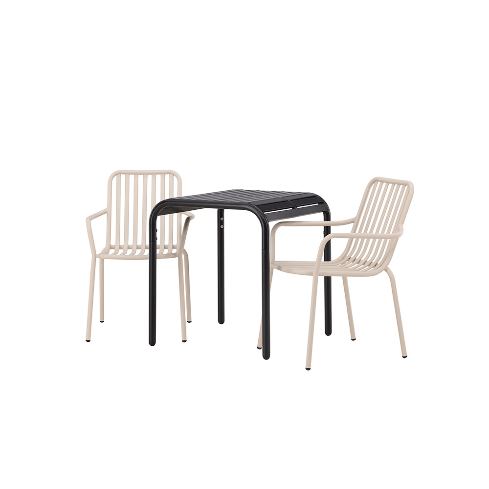 Cafégruppe Venture Home Borneo Bord med 2 Peking Stoler