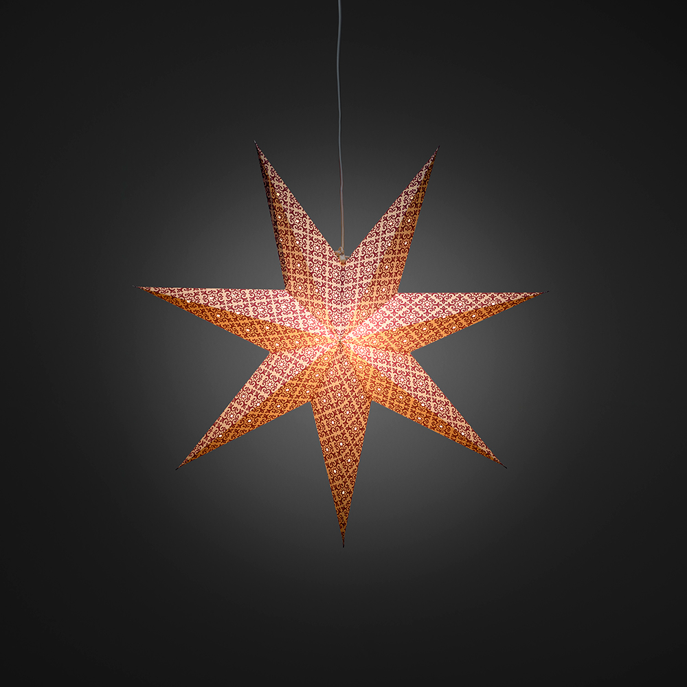 Adventsstjerne Gnosjö Konstsmide Hengende Mønstret