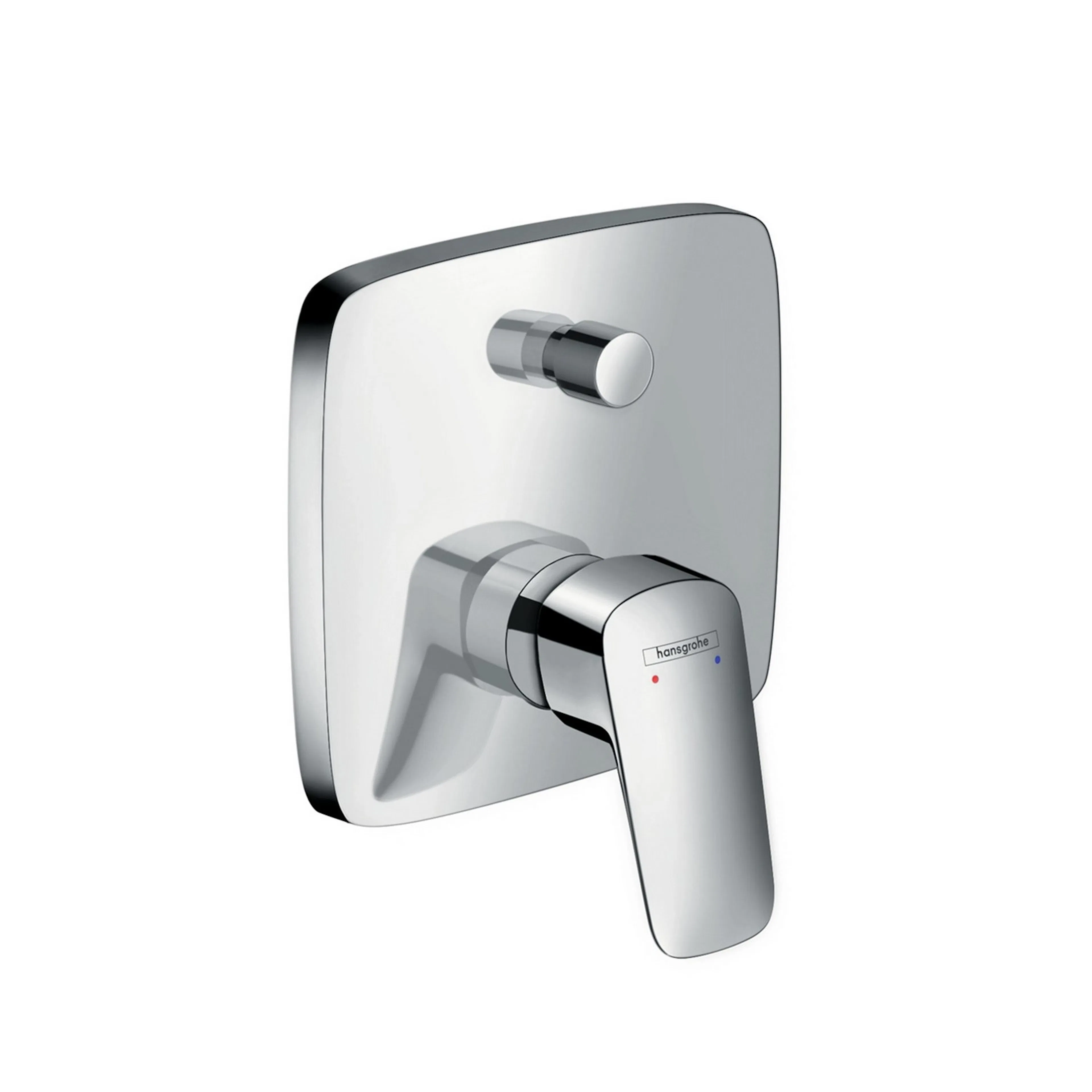 Badekarbatteri Hansgrohe Logis med 2 funksjoner for Innbygning