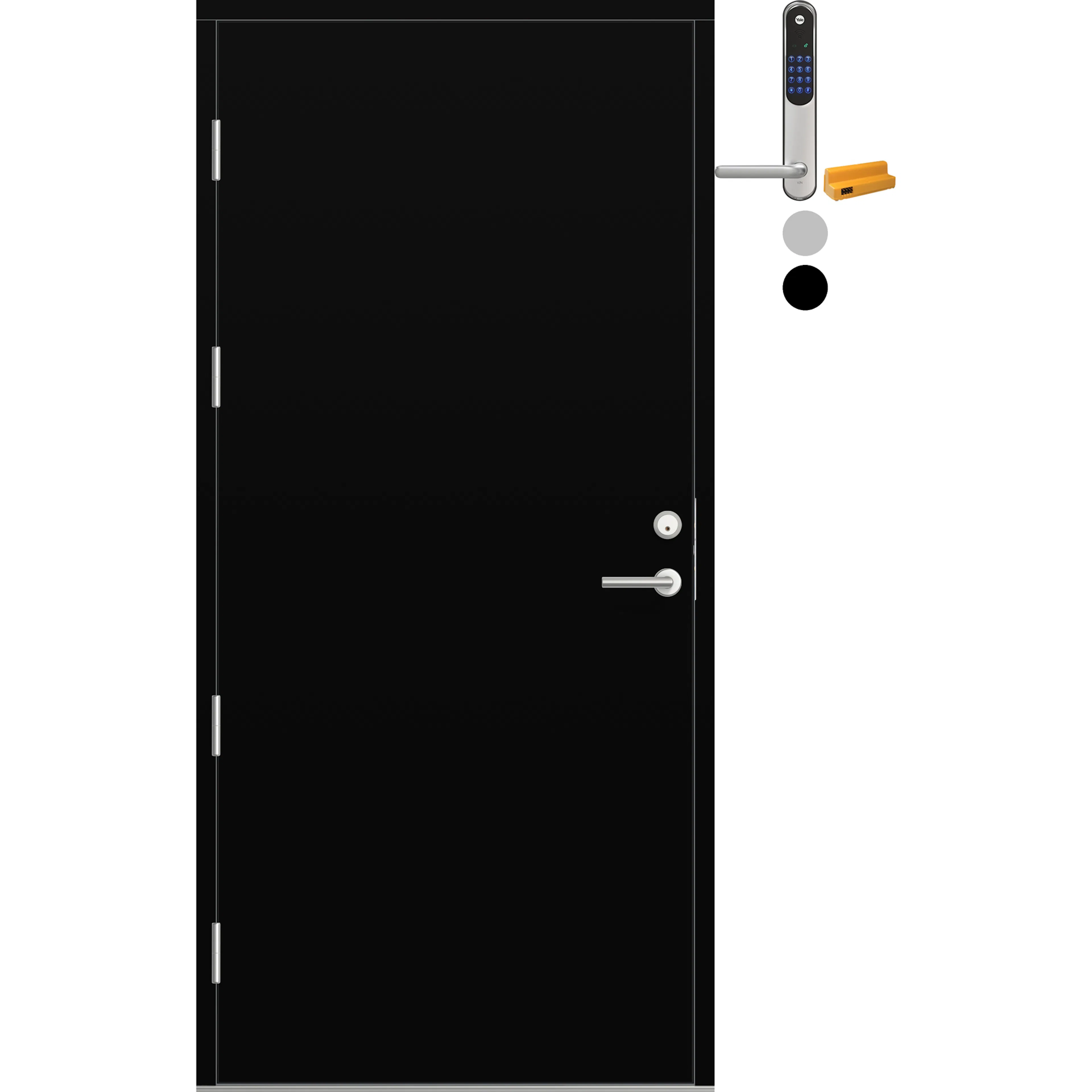 Ytterdør Bygg1 Fjell 09 med Yale Doorman Classic Home