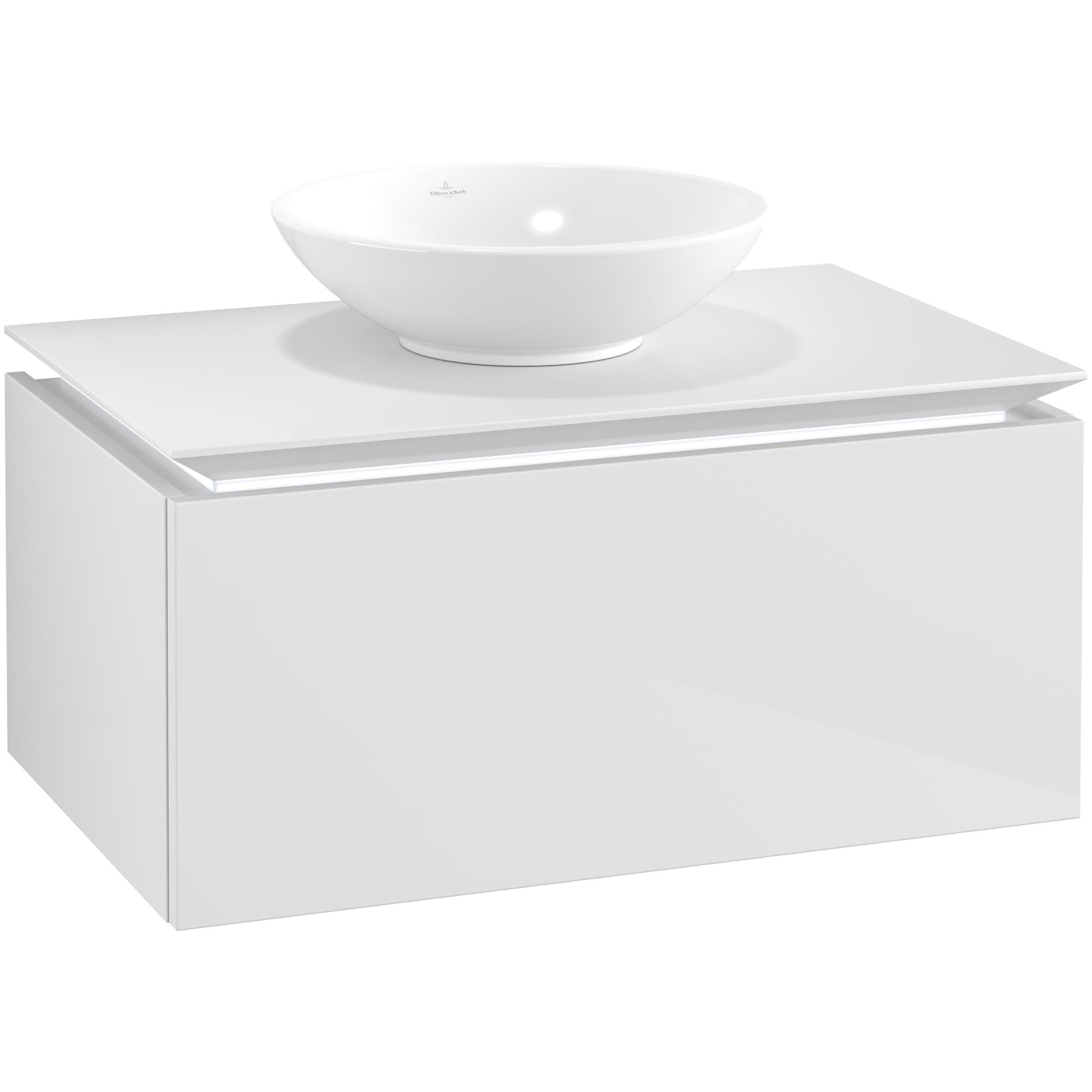 Tvättställsskåp Villeroy & Boch Legato Kompakt 800 med 1 Låda för Tvättställ från Memento | badrum - badrumsmobler - tvattstallsskap-och-kommod | KakelKungen