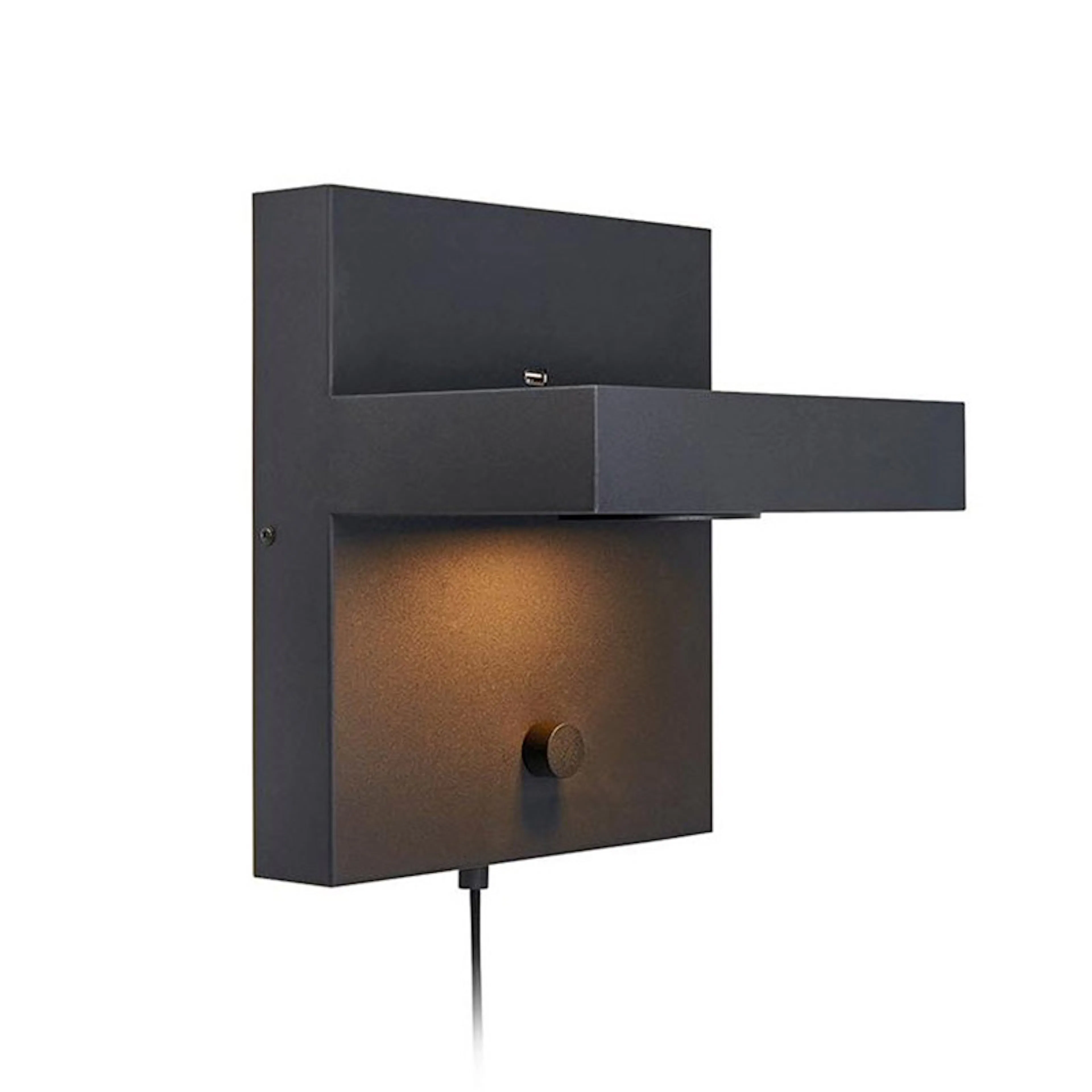 Vegglampe Markslöjd Kubik Svart Outlet
