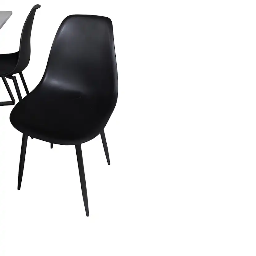 Spisegruppe Venture Home Estelle 140 med 4 Pop Stoler