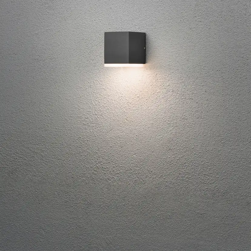 Vegglampe Gnosjö Konstsmide Monza Kub High Power LED