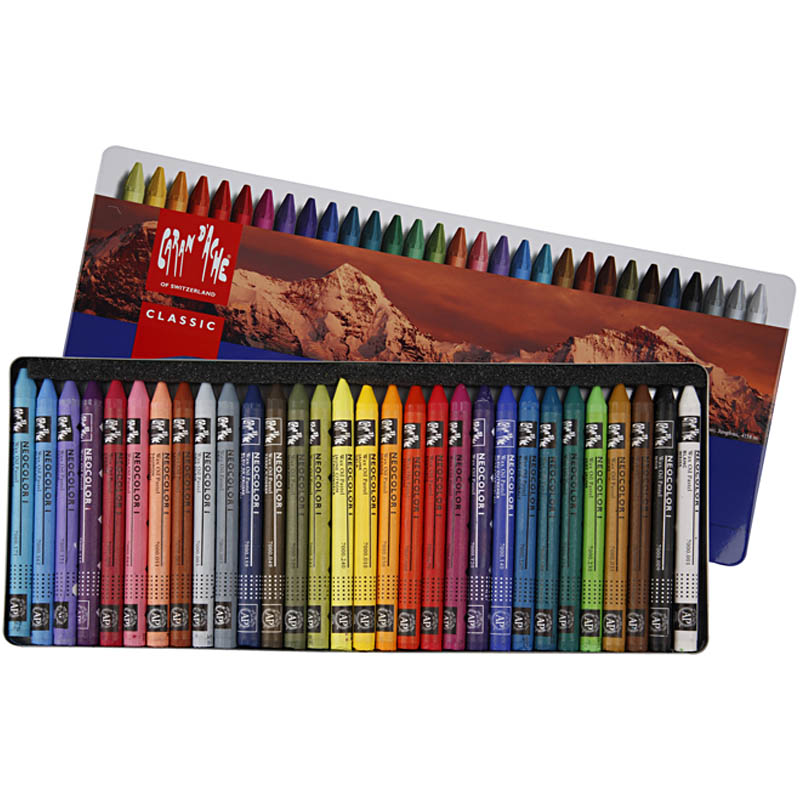 Fargekritt Creativ Company Neocolor i Ass Farger 10 cm 1 Pk