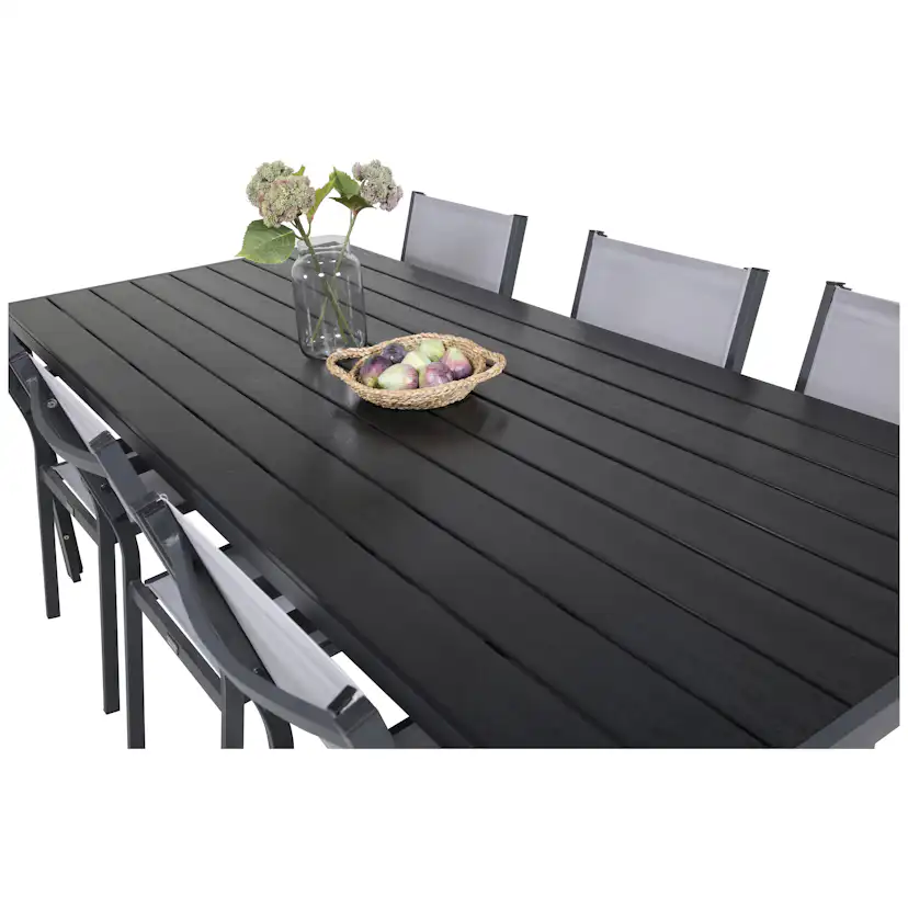 Spisegruppe Venture Home Bront 205 med 6 Copacabana Lenestoler