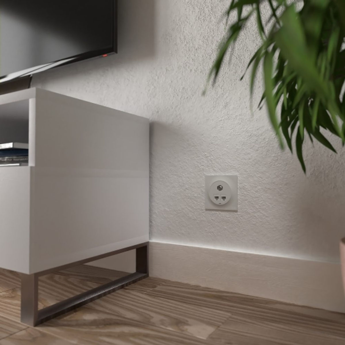 Vegguttak Elko One Modularuttak Innfelt RJ45 Cat.6 UTP