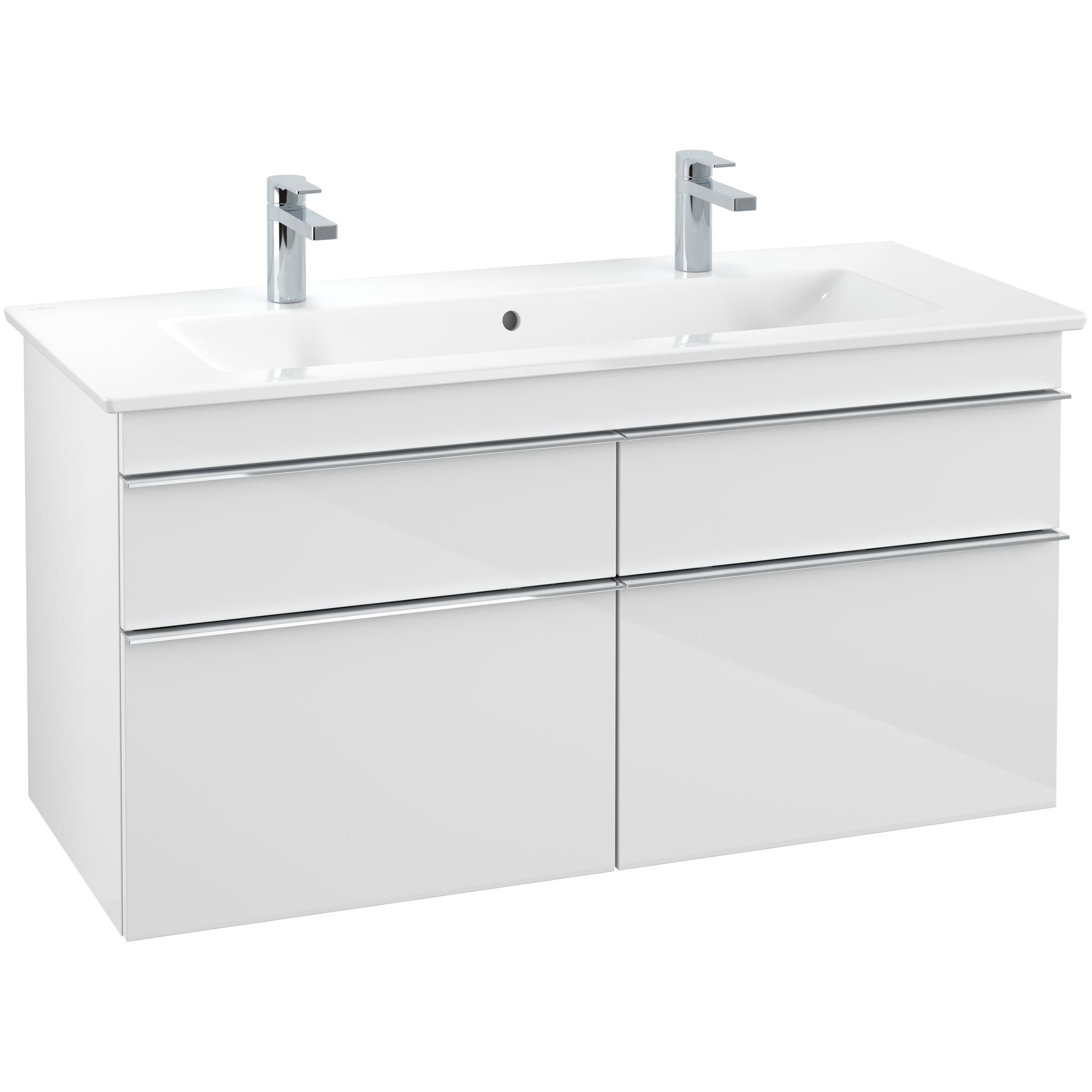 Tvättställsskåp Villeroy & Boch Venticello 115 cm med 4 Lådor för Skåpstvättställ | badrum - badrumsmobler - tvattstallsskap-och-kommod | KakelKungen