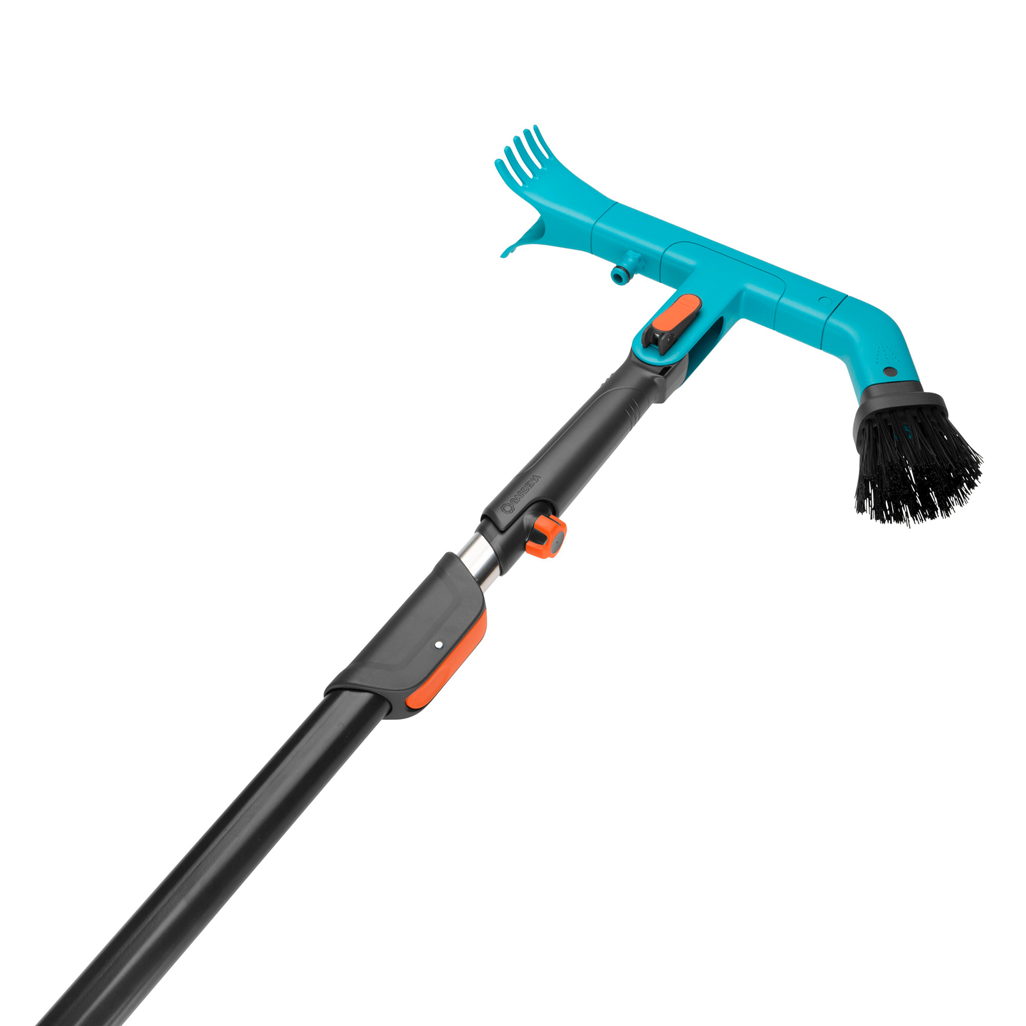 Takrenne-rengjører Gardena Combisystem med Teleskopskaft