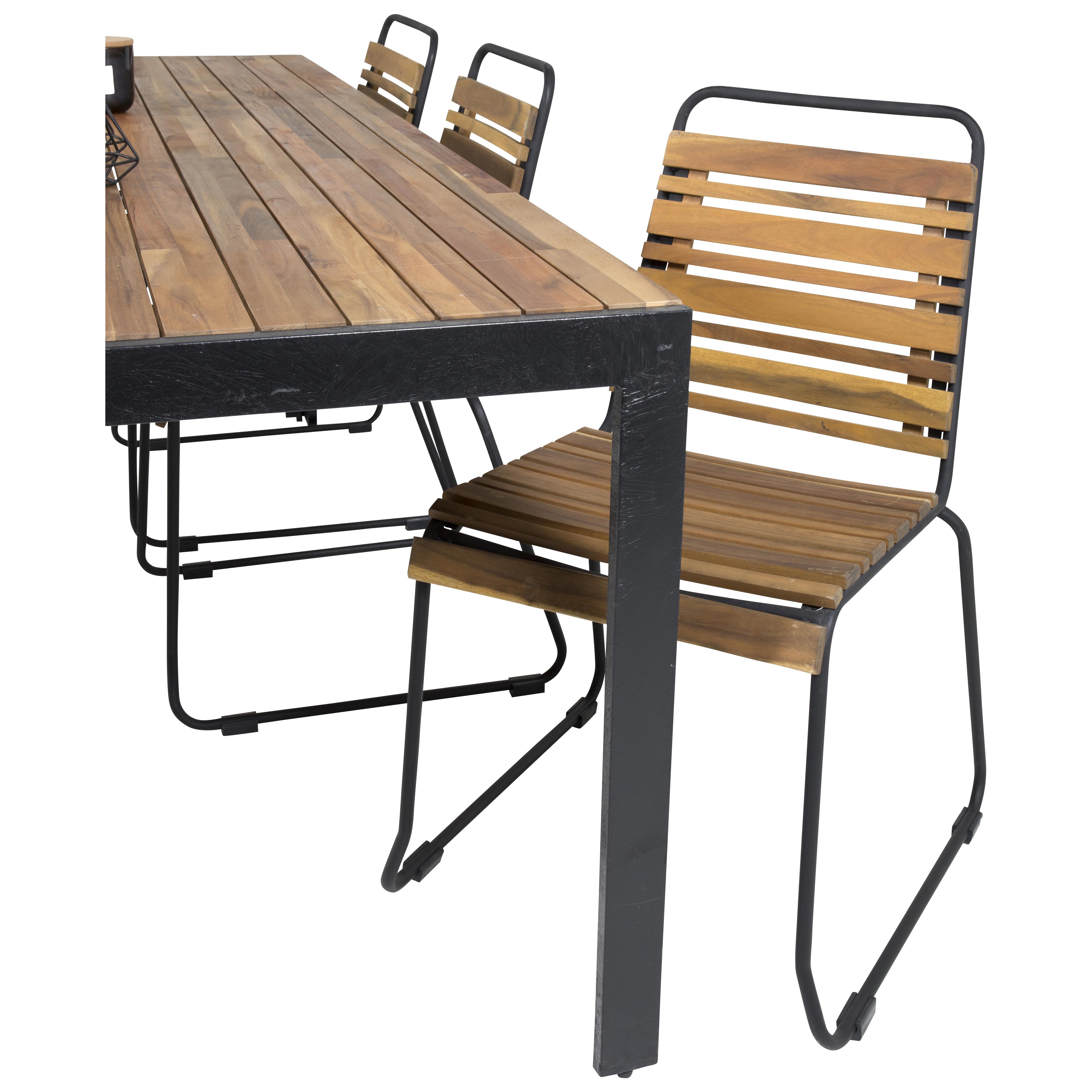 Spisegruppe Venture Home Berfin med 6 Spisestoler