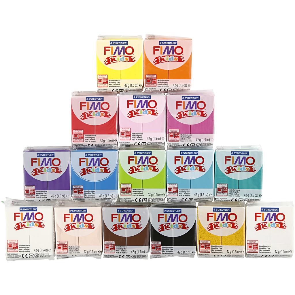 Leire Kreativ Selskap Fimo Kids Leire 32x42 g/1 Pk