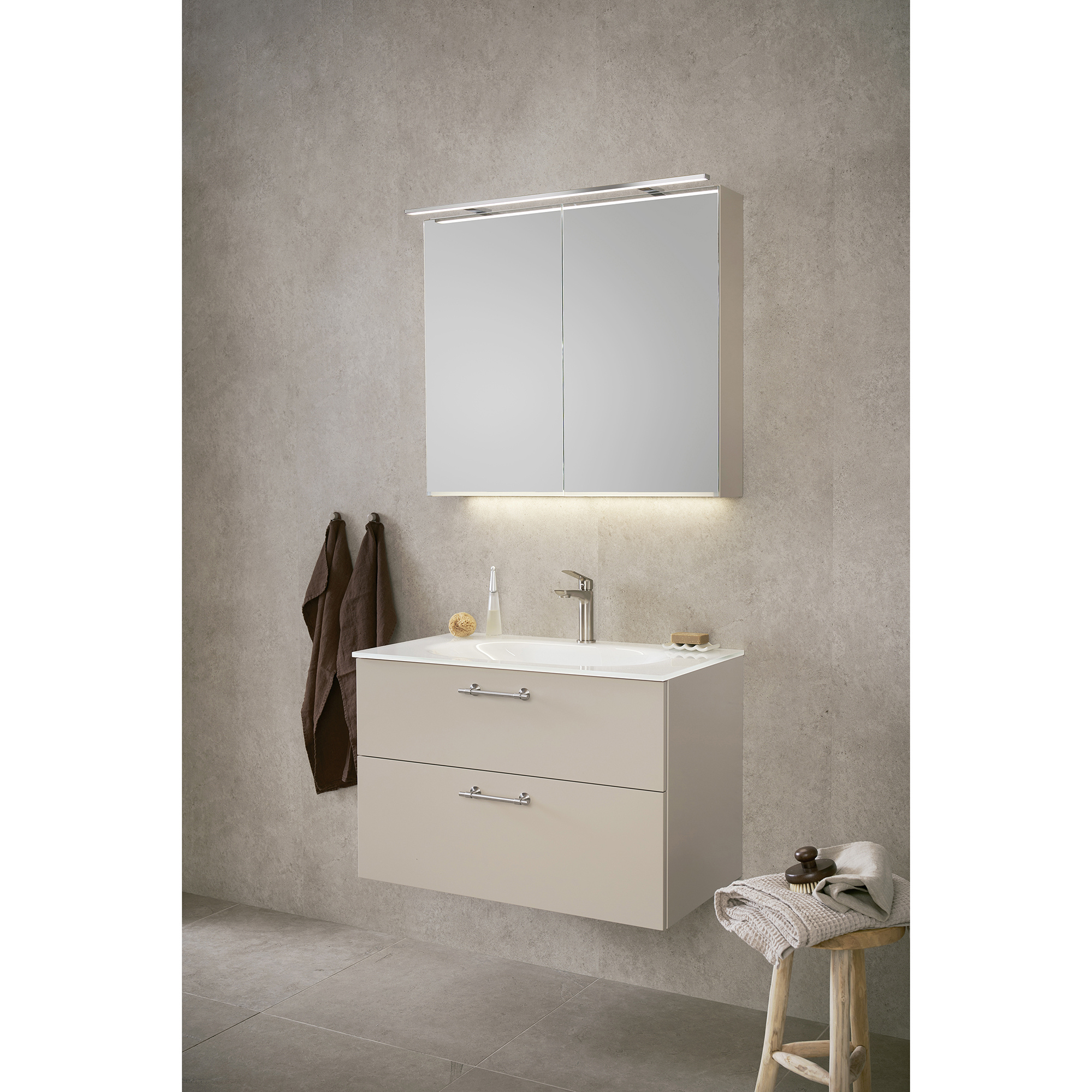 Servantskap Macro Design Crown Plain med Glasservant