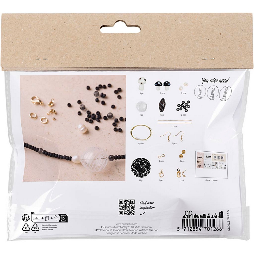 Hobbysett Creativ Company Mini DIY Kit Smykker Harmoni Grovt Halskjede