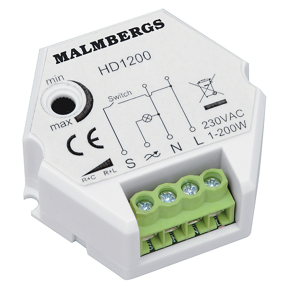 Boksdimmer Malmbergs 1-200W