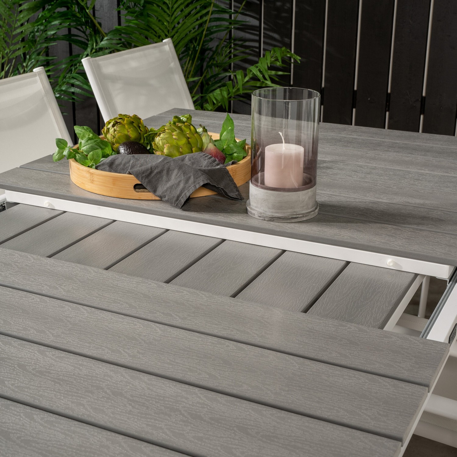 Spisegruppe Venture Home Lova 160/240 med 6 Siri Spisestoler