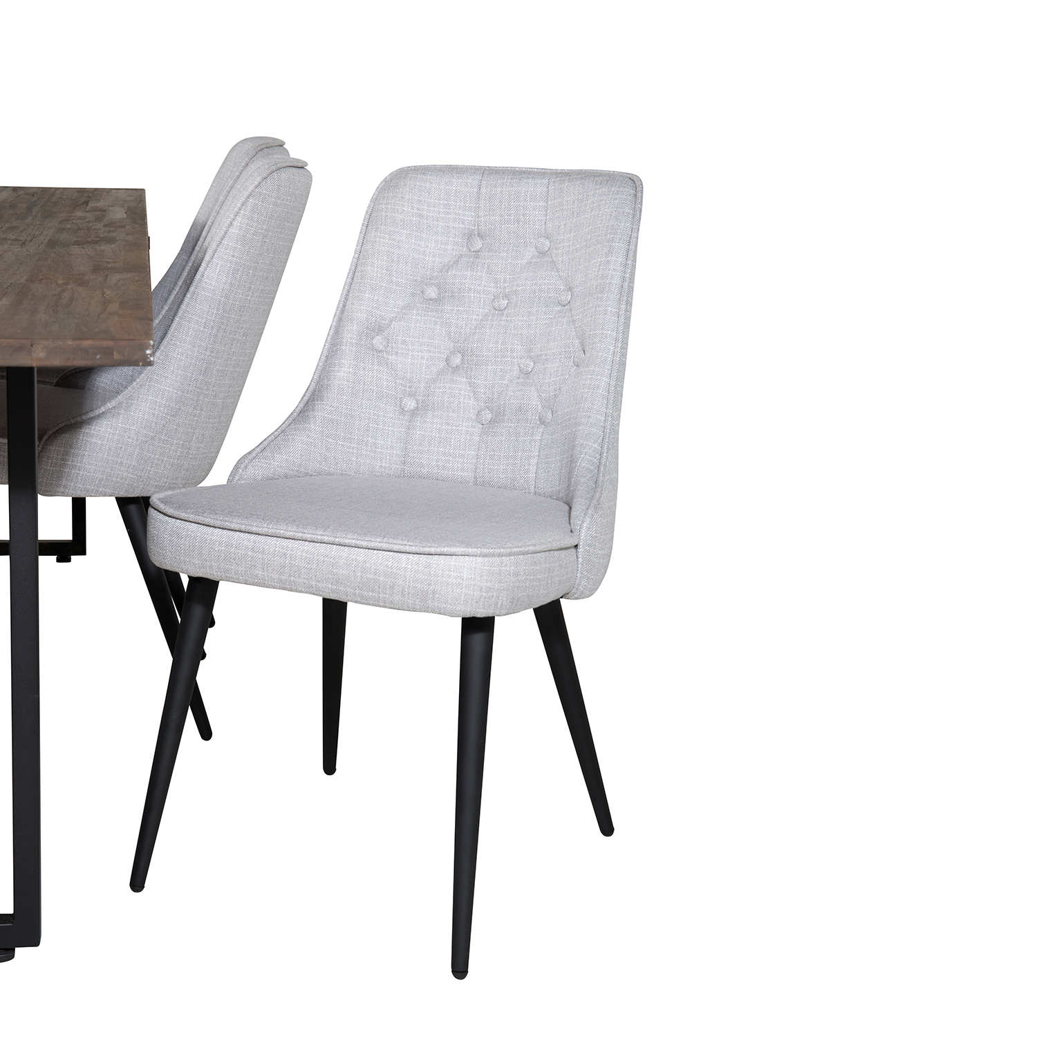 Spisegruppe Venture Home Peo med 6 Vera Stoler