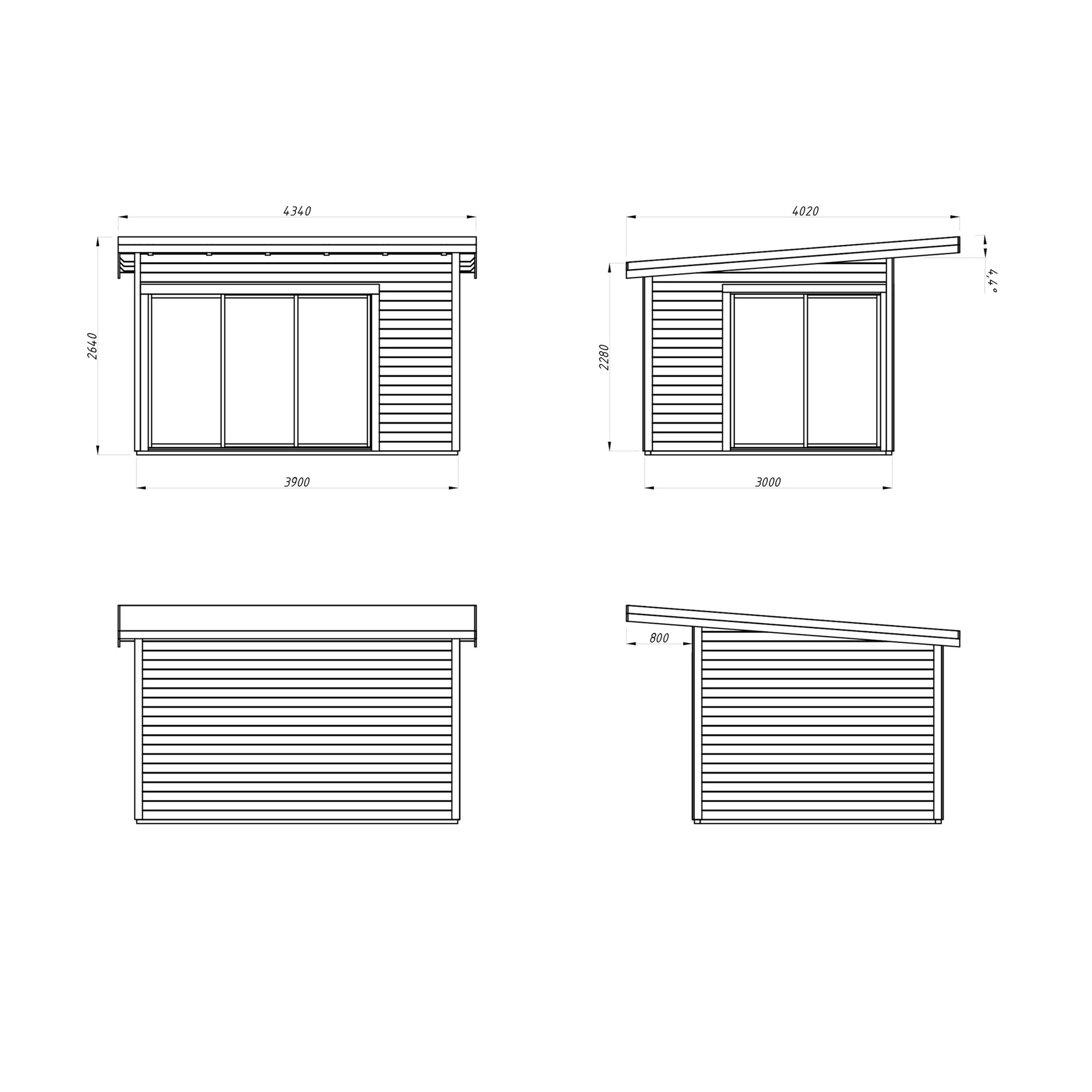 Hagestue Palmako Andrea 11,2 + 8,6 m2