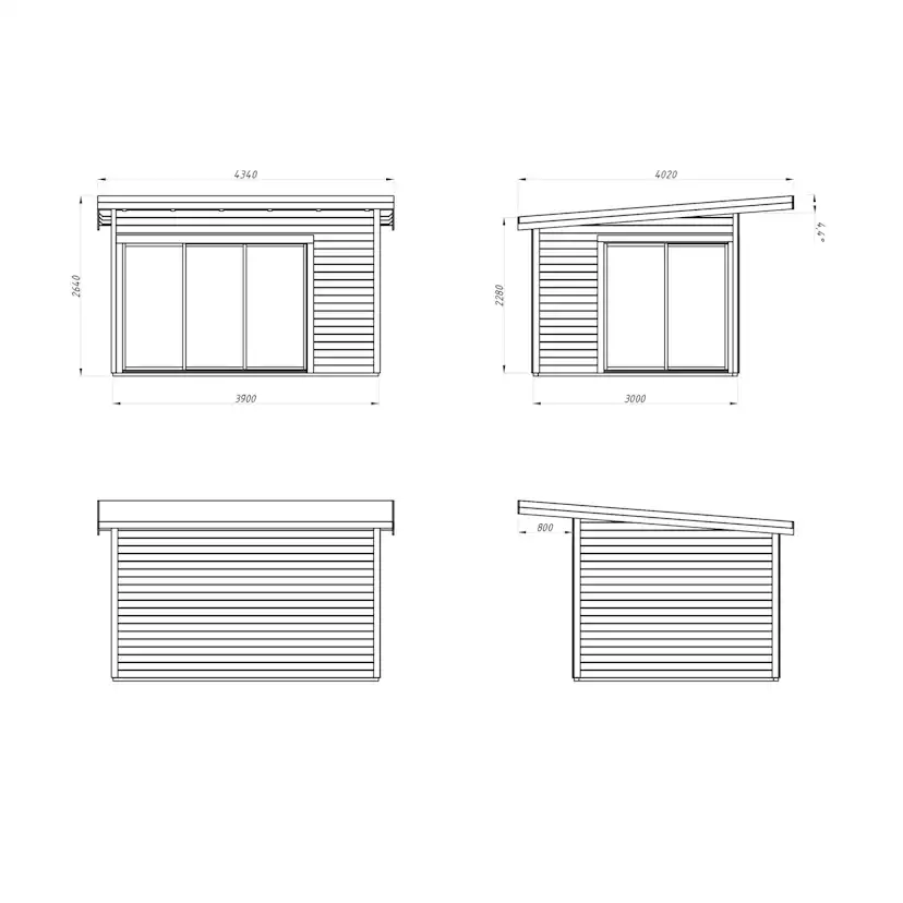 Hagestue Palmako Andrea 11,2 + 8,6 m2