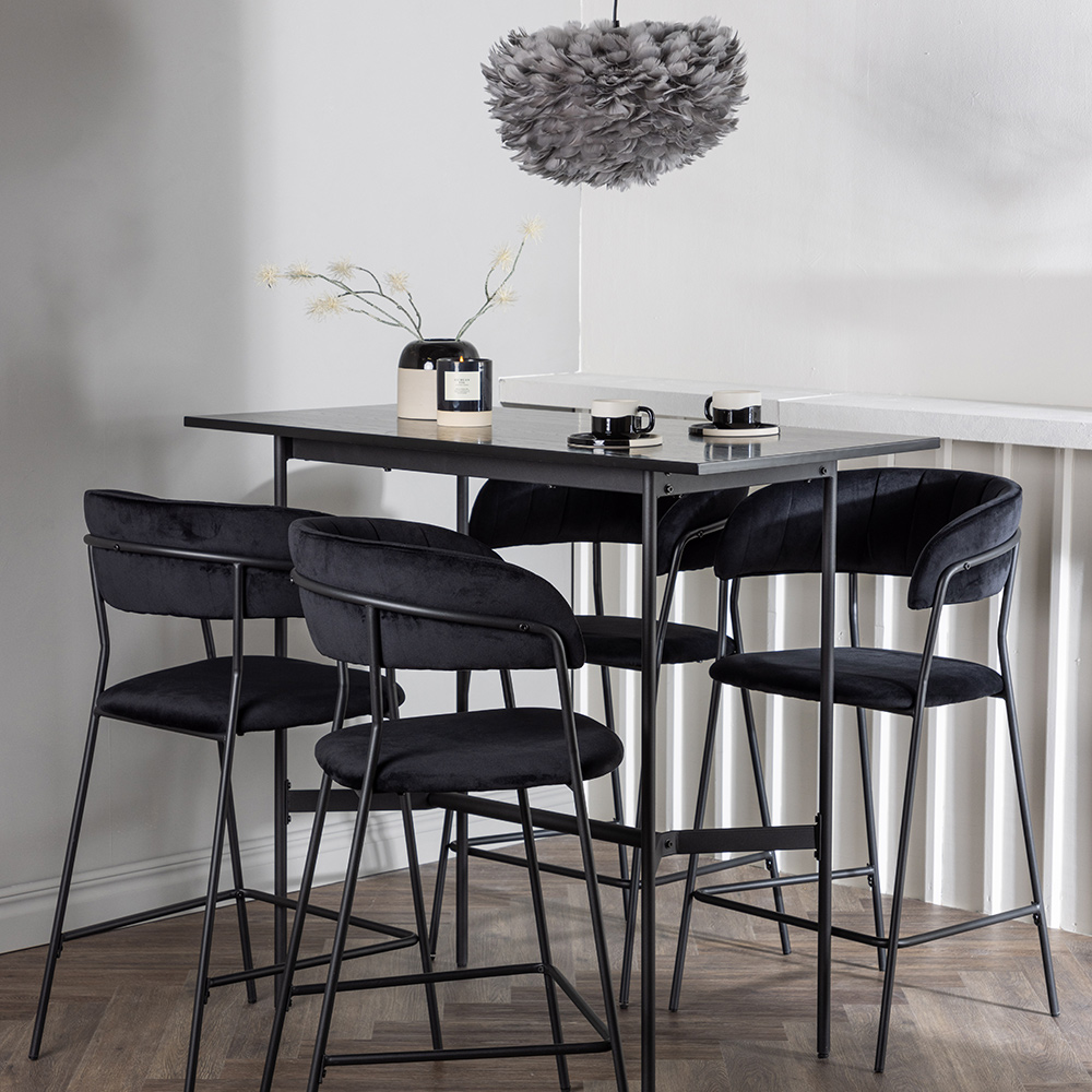 Spisegruppe Venture Home Rax med 4 stk Lui Stoler