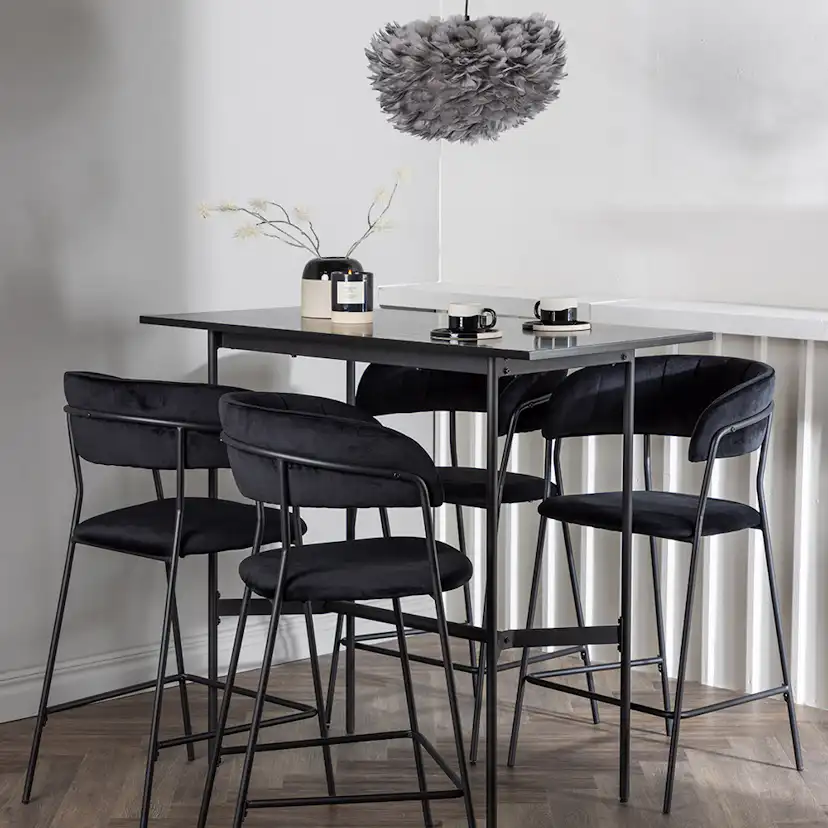 Spisegruppe Venture Home Rax med 4 stk Lui Stoler