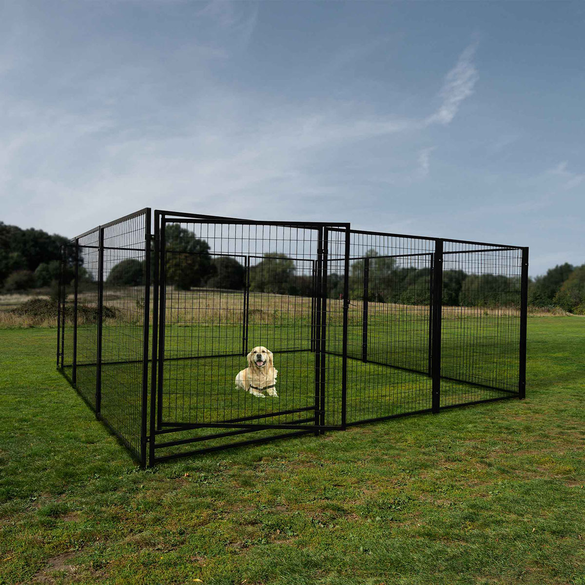 Hundegård Trekker Svart
