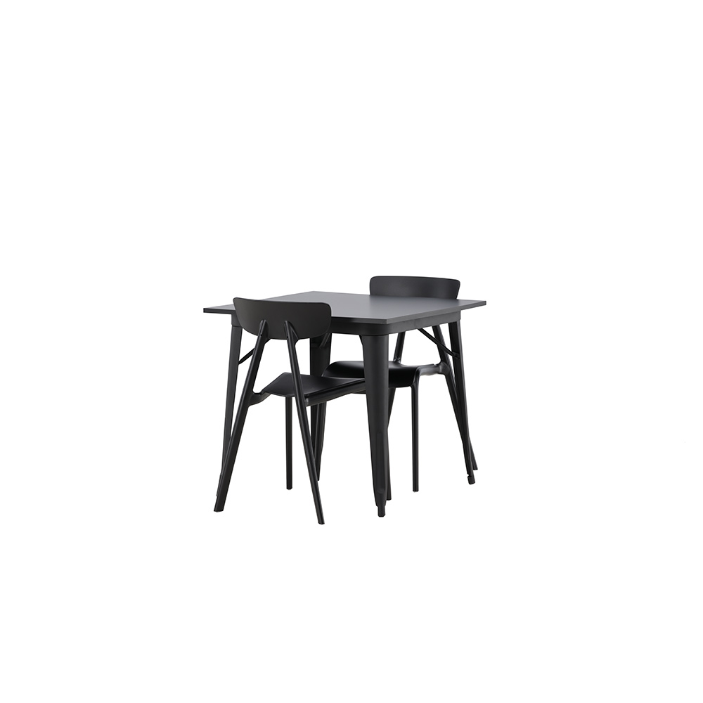 Spisegruppe Venture Home Tempe 80 cm med 2 Ursholmen Stoler