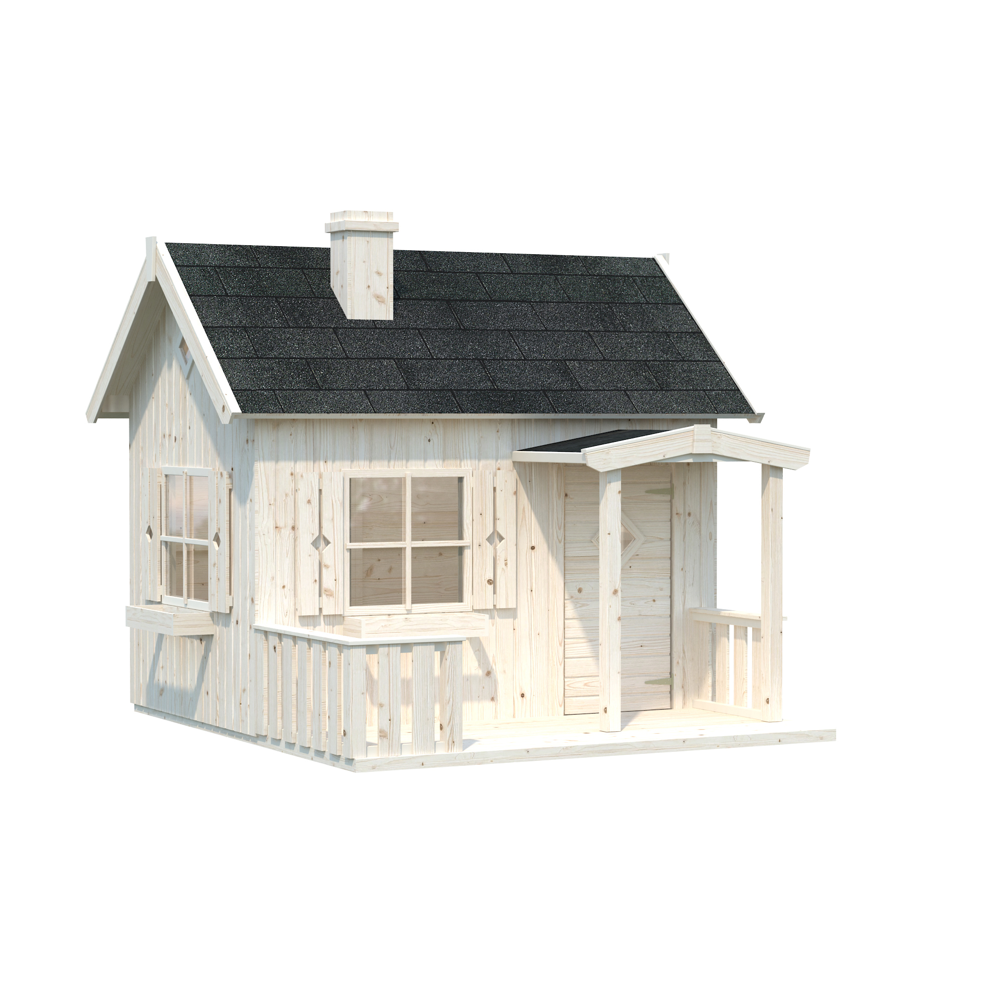 Lekehus Palmako Otto 3,6 m2 med Takshingel