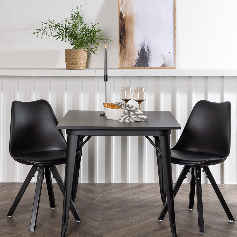 Spisegruppe Venture Home Tempe med 2 stk Zeno Stoler