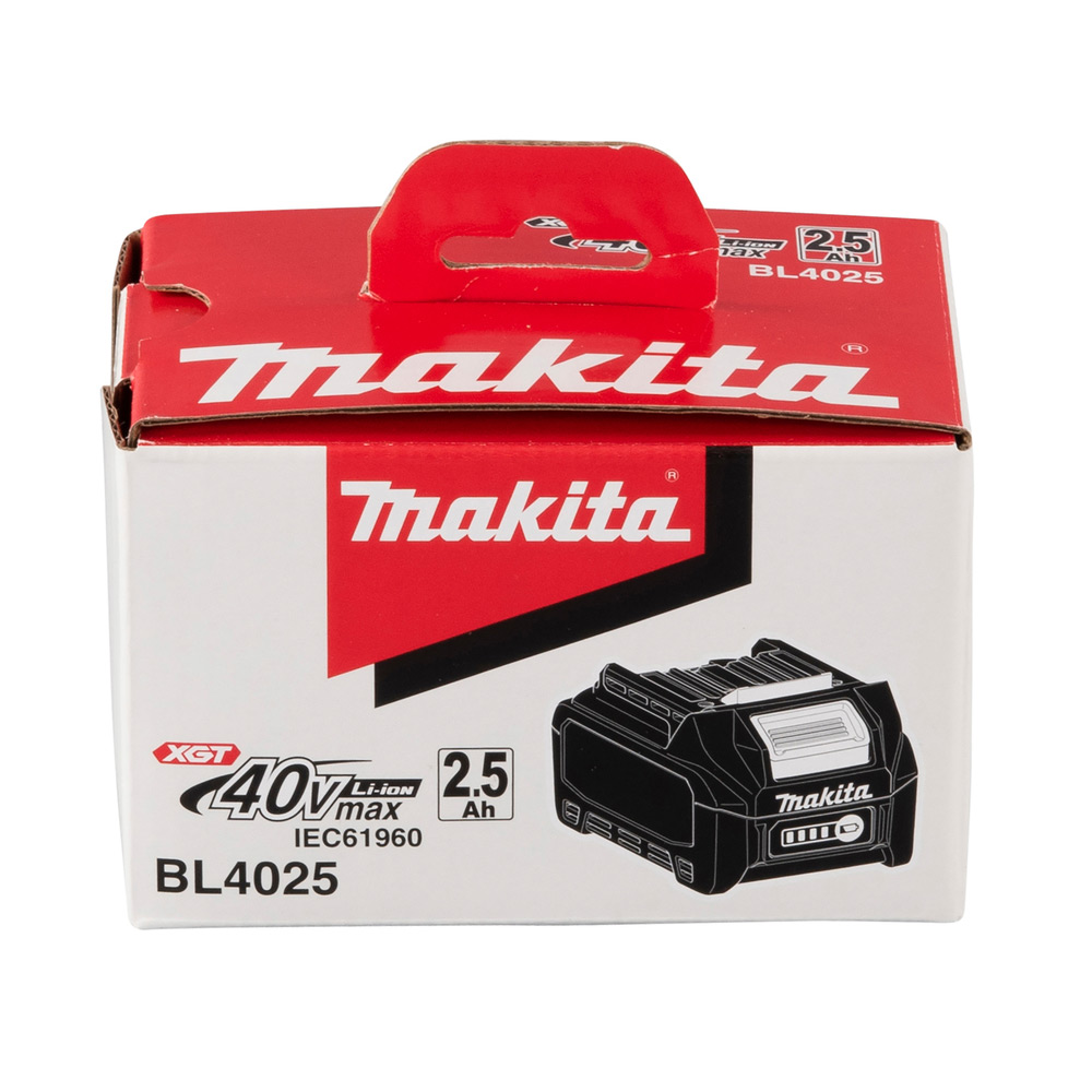 Batteri Makita 191B36-3 BL4025 2.5 Ah Li-Ion XGT Kartong