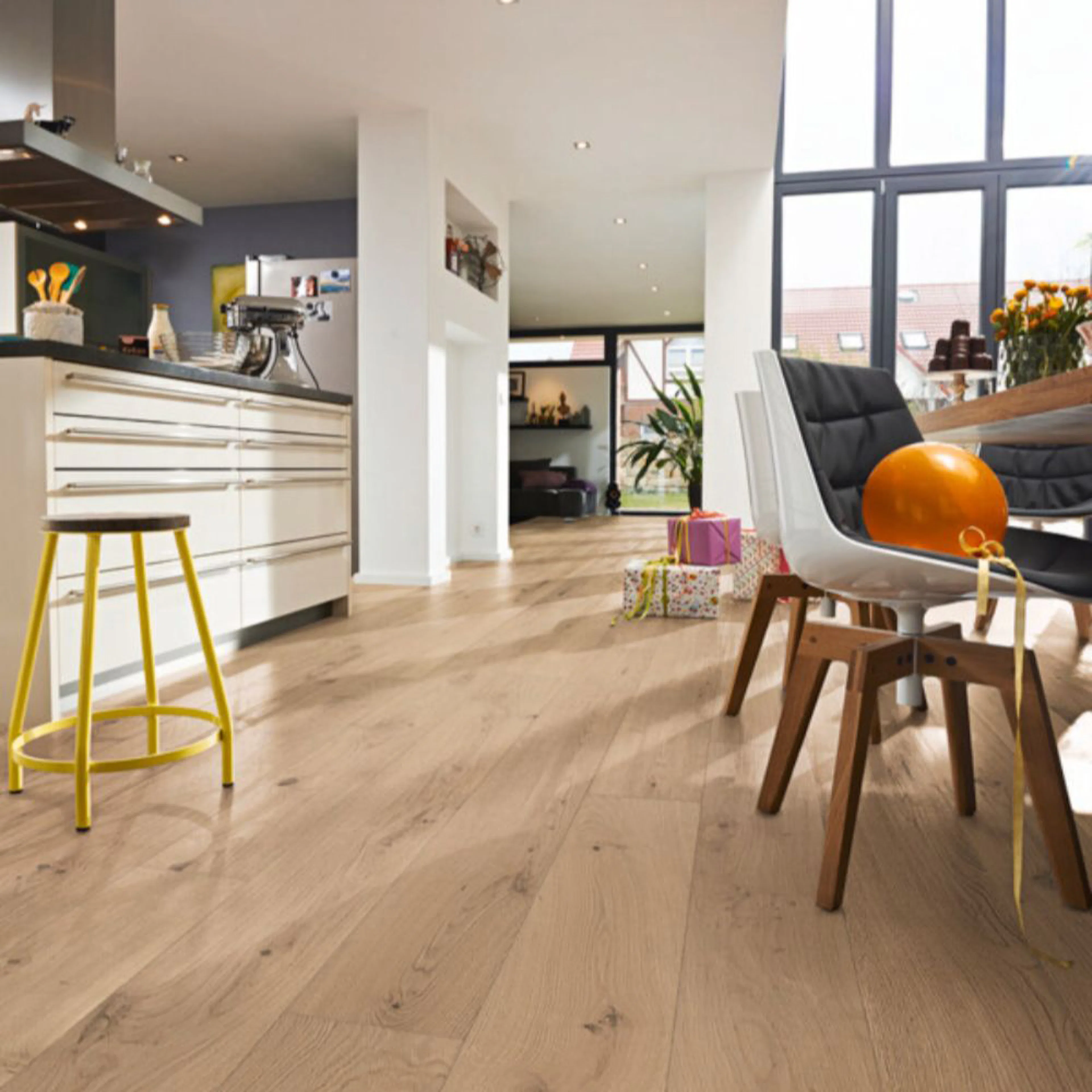Trägolv HD 400 Cream oak lively 08935